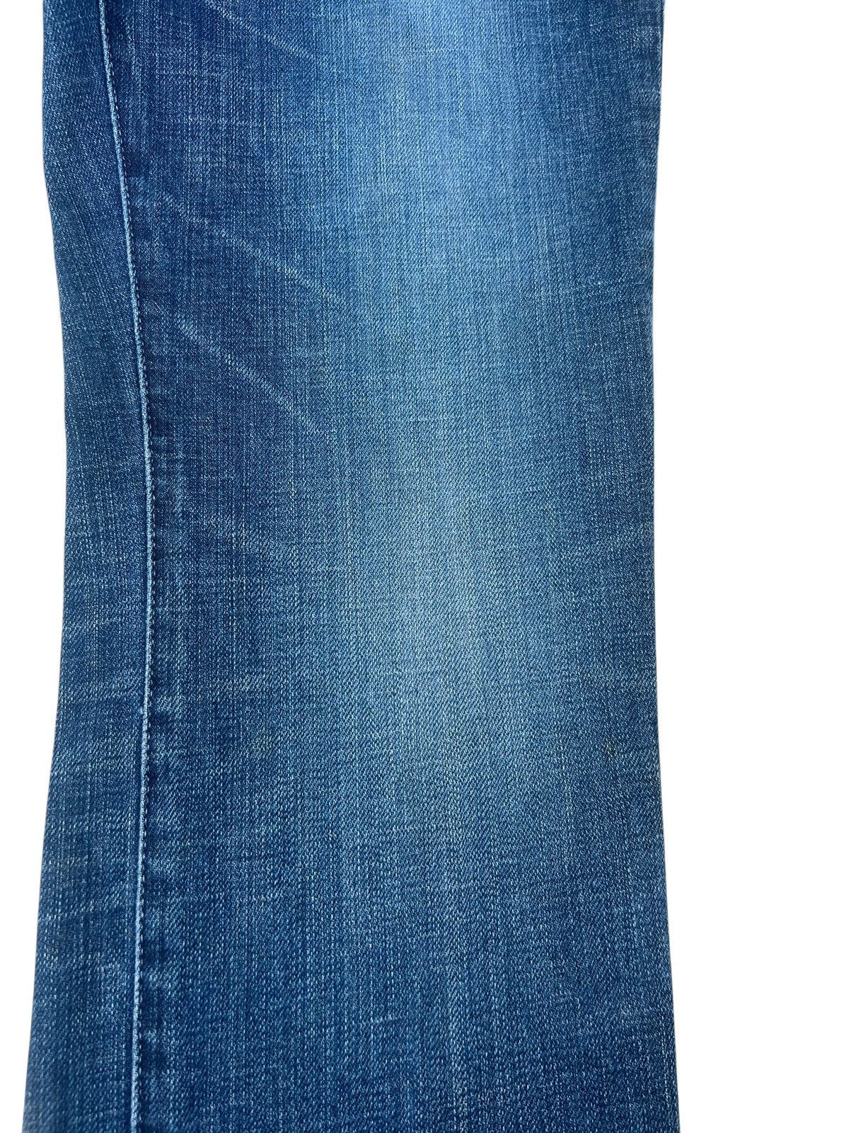 Japanese Brand Bring On The Noise Japan Dirty Muddy Denim Bootcut Jeans Size US 29 - 11 Thumbnail