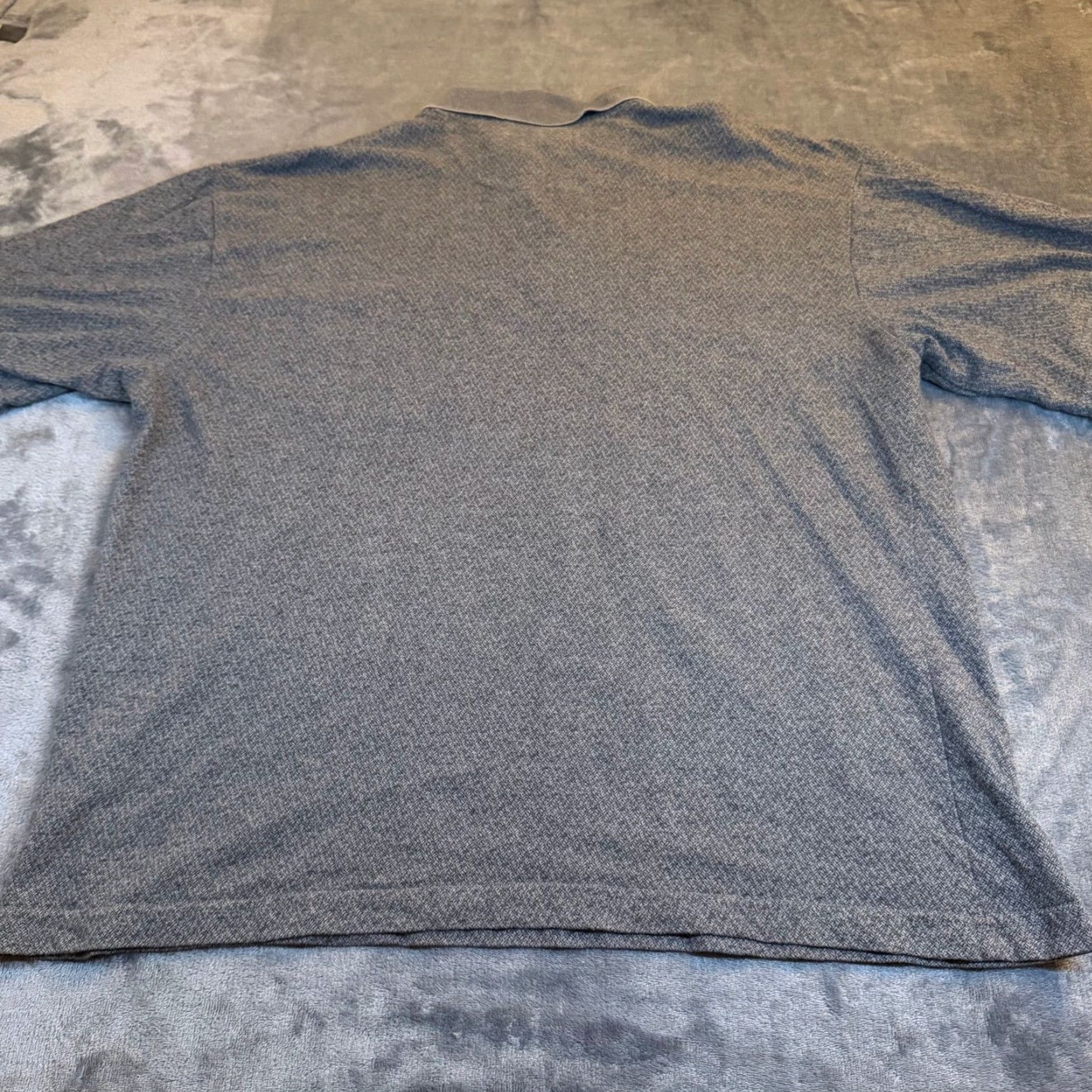 Vintage VINTAGE? No — St. John's Bay Polo Shirt Mens XL Gray Textured Short Sleeve Pocket Size US XL / EU 56 / 4 - 4 Thumbnail