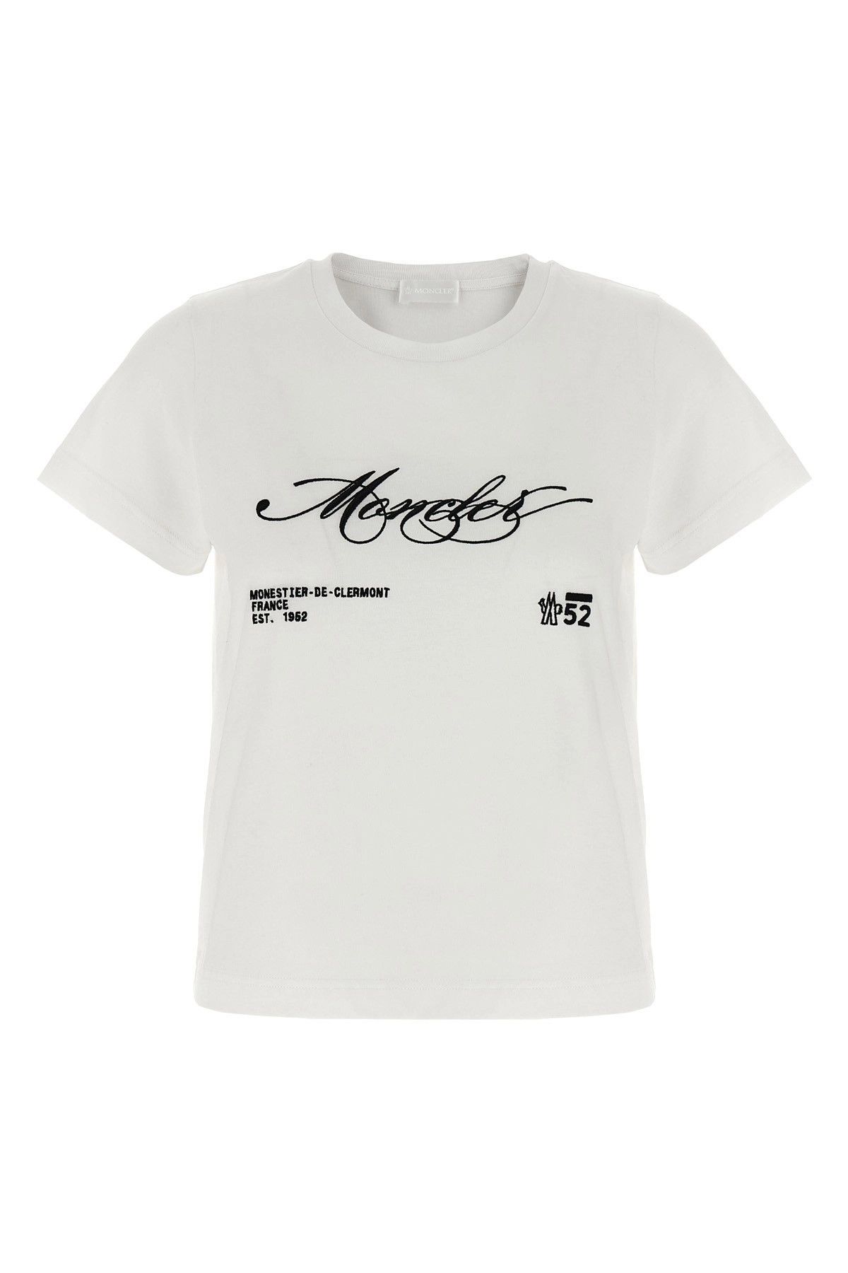 Moncler Embroidery t-shirt Size L / US 10 / IT 46 - 1 Thumbnail