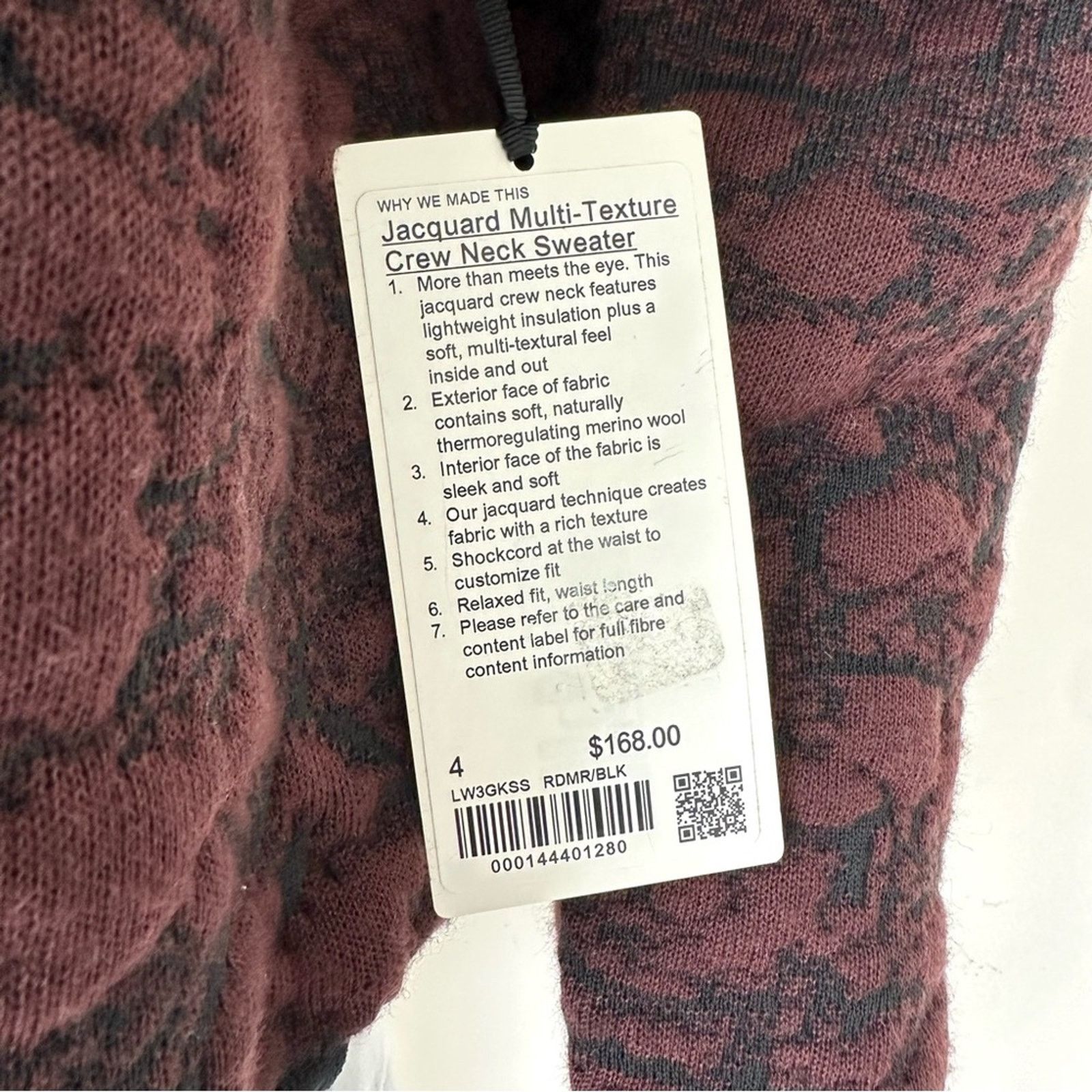 Lululemon NWT!!! Lululemon Athletica Sweater size 4 Retail 168$ Size S / US 4 / IT 40 - 3 Thumbnail