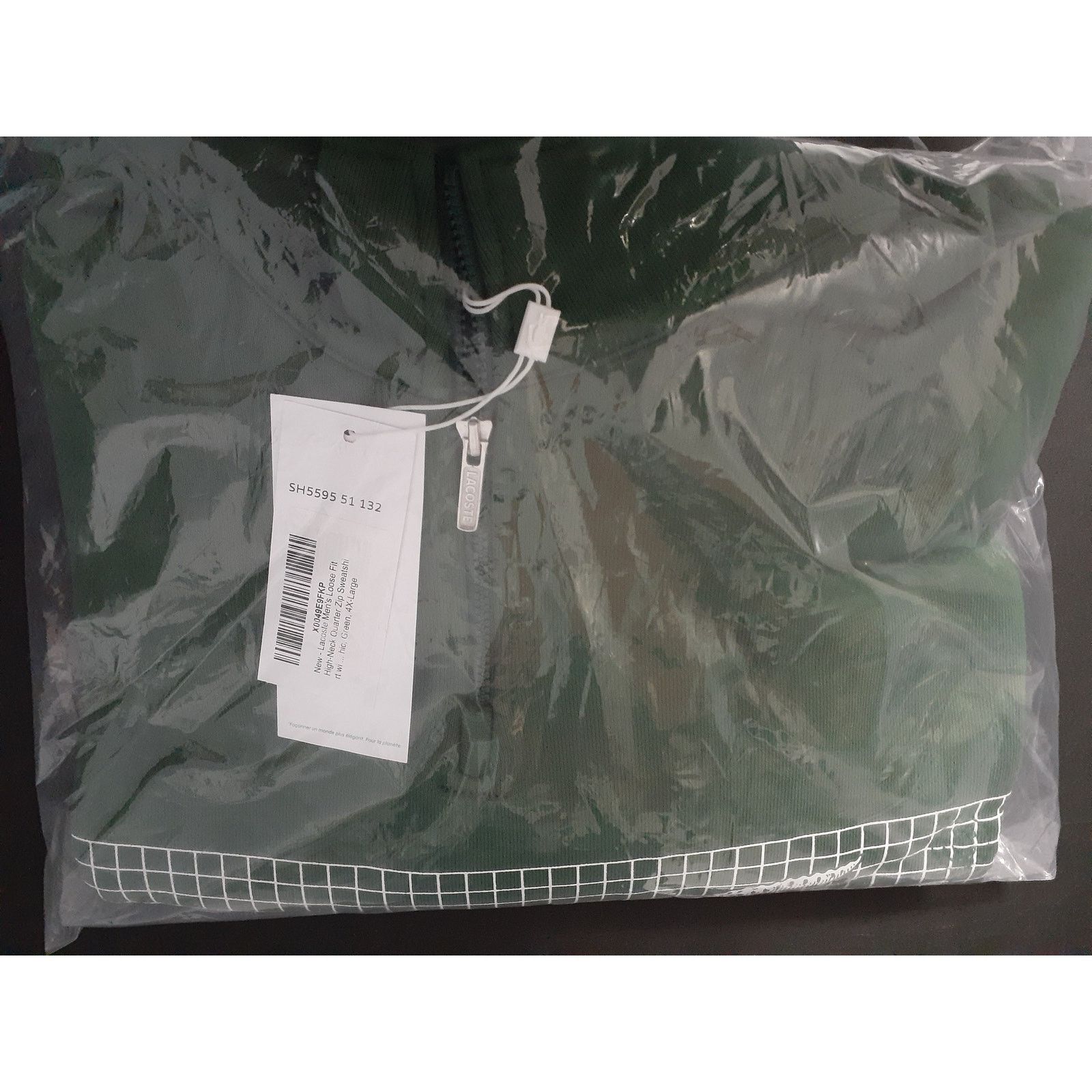 Lacoste Lacoste Men's Loose Fit Sweatshirt with Front Graphic 4XL Size US XXL / EU 58 / 5 - 2 Thumbnail