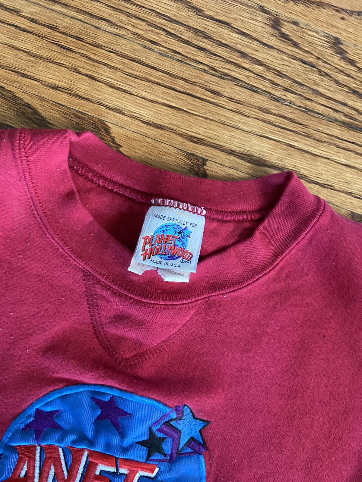 Planet Hollywood × Vintage Vintage planet Hollywood crewneck Size US L / EU 52-54 / 3 - 4 Thumbnail