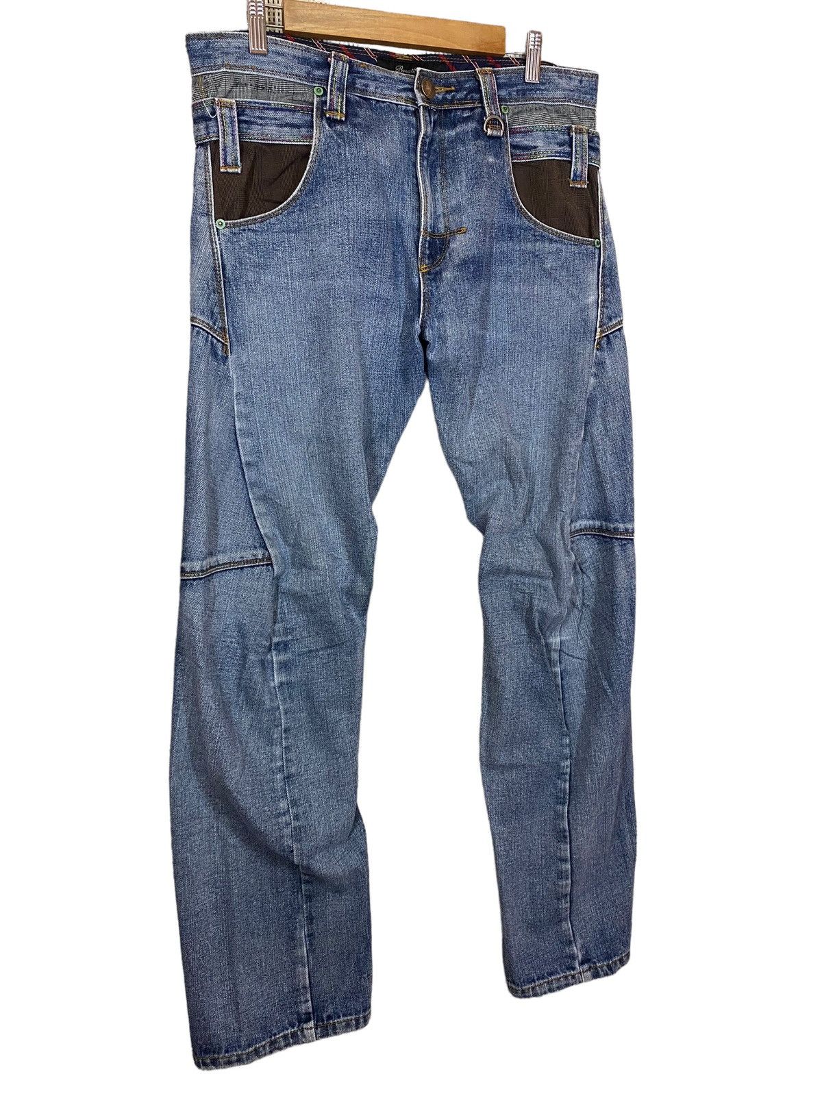 Japanese Brand × Seditionaries Breathmint double waist flared denim very rare Size US 34 / EU 50 - 6 Thumbnail