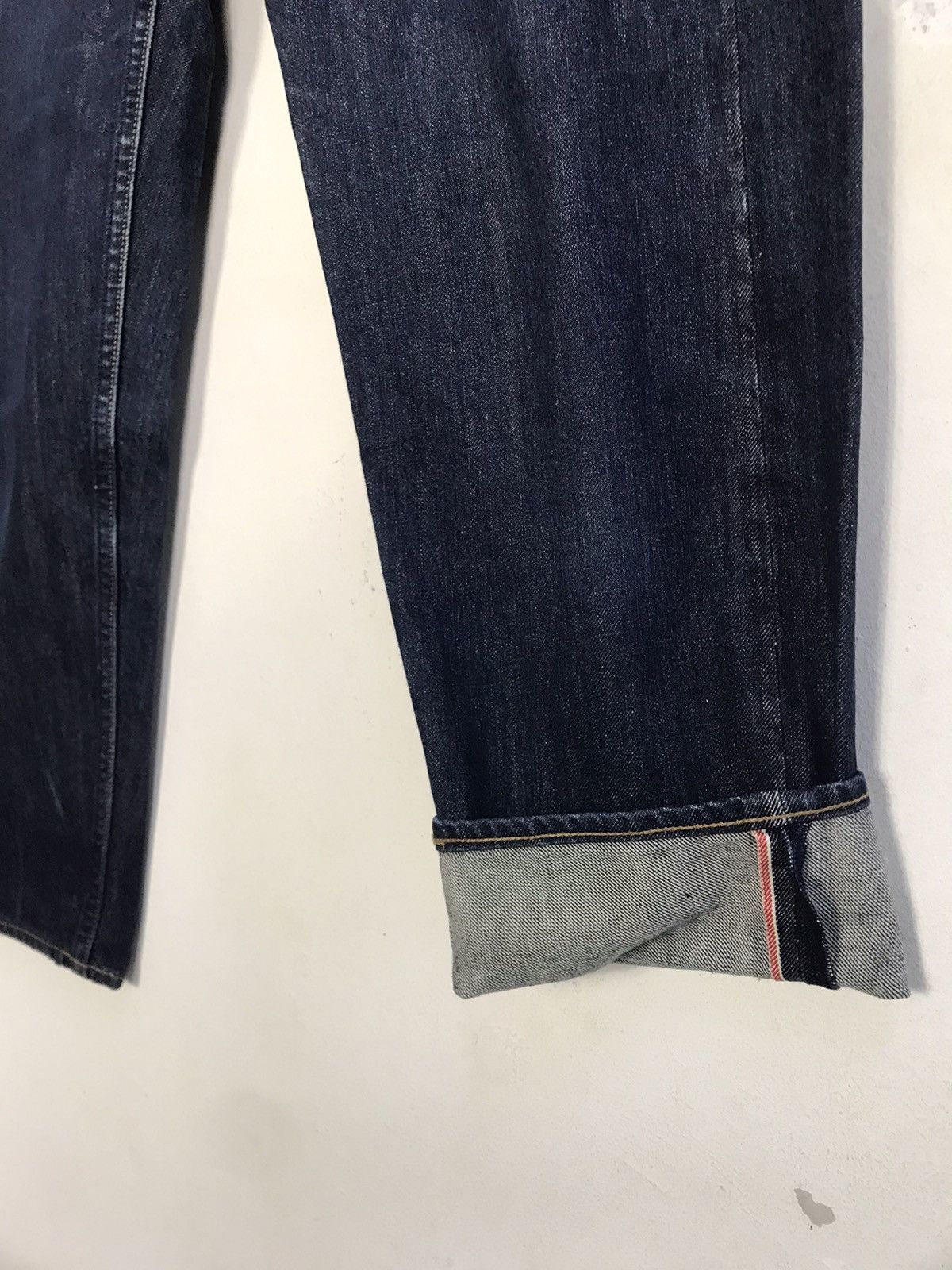 Japanese Brand Selvedge Denim Earth Music Ecology Size S Unisex Slim Size US 27 - 4 Thumbnail