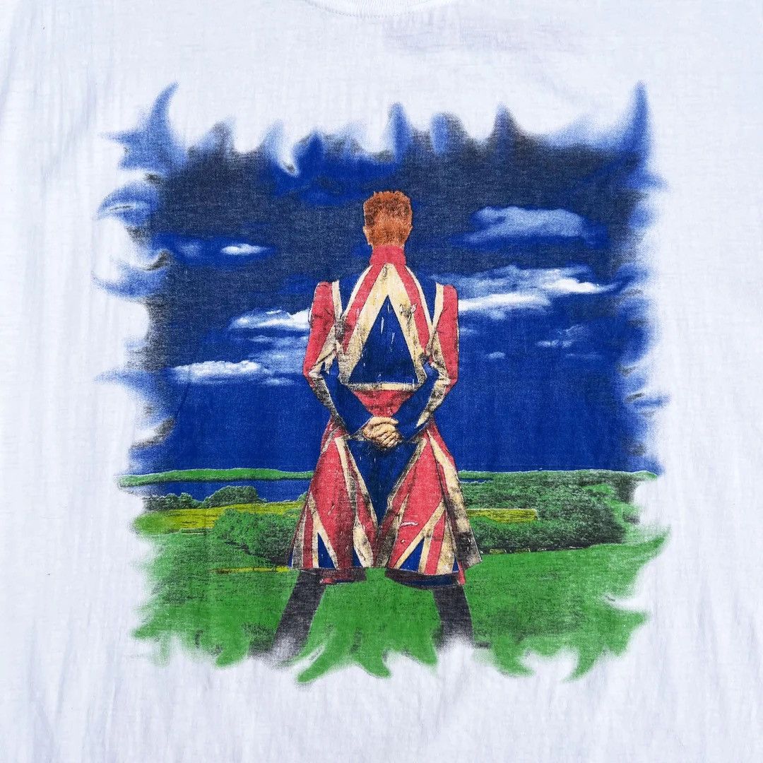 Band Tees × Vintage David Bowie 1997 Vintage Earthling 90s Tour Band T-Shirt Size US L / EU 52-54 / 3 - 3 Thumbnail