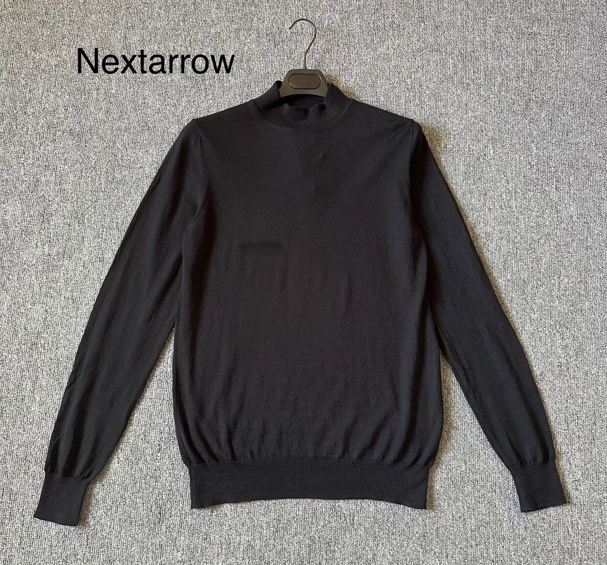 Prada Prada solid color black half high neck sweater2412-Nextarrow Size US L / EU 52-54 / 3 - 1 Thumbnail