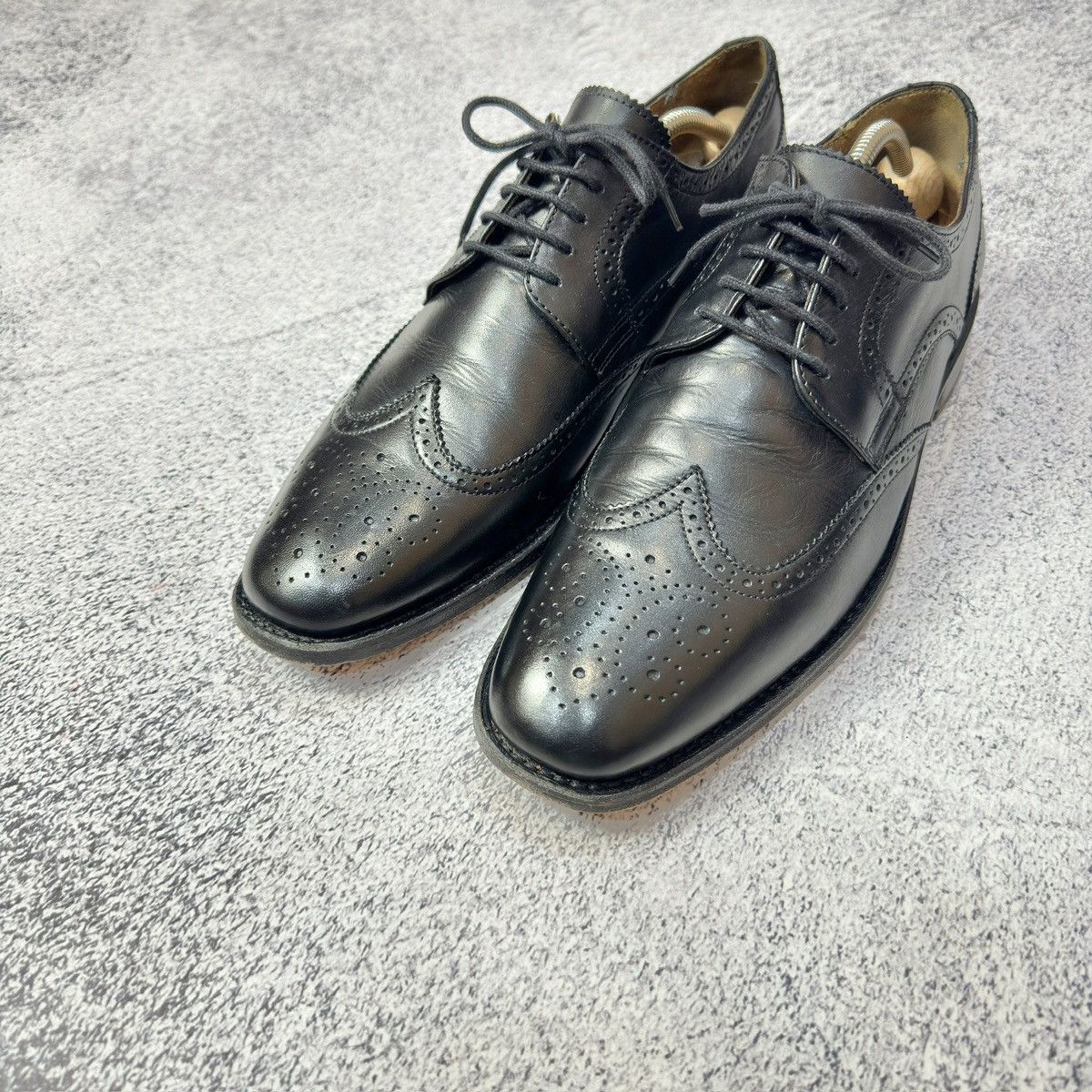 Borelli Mens Welted Black Brogues US11 UK10 EU44 29cm
