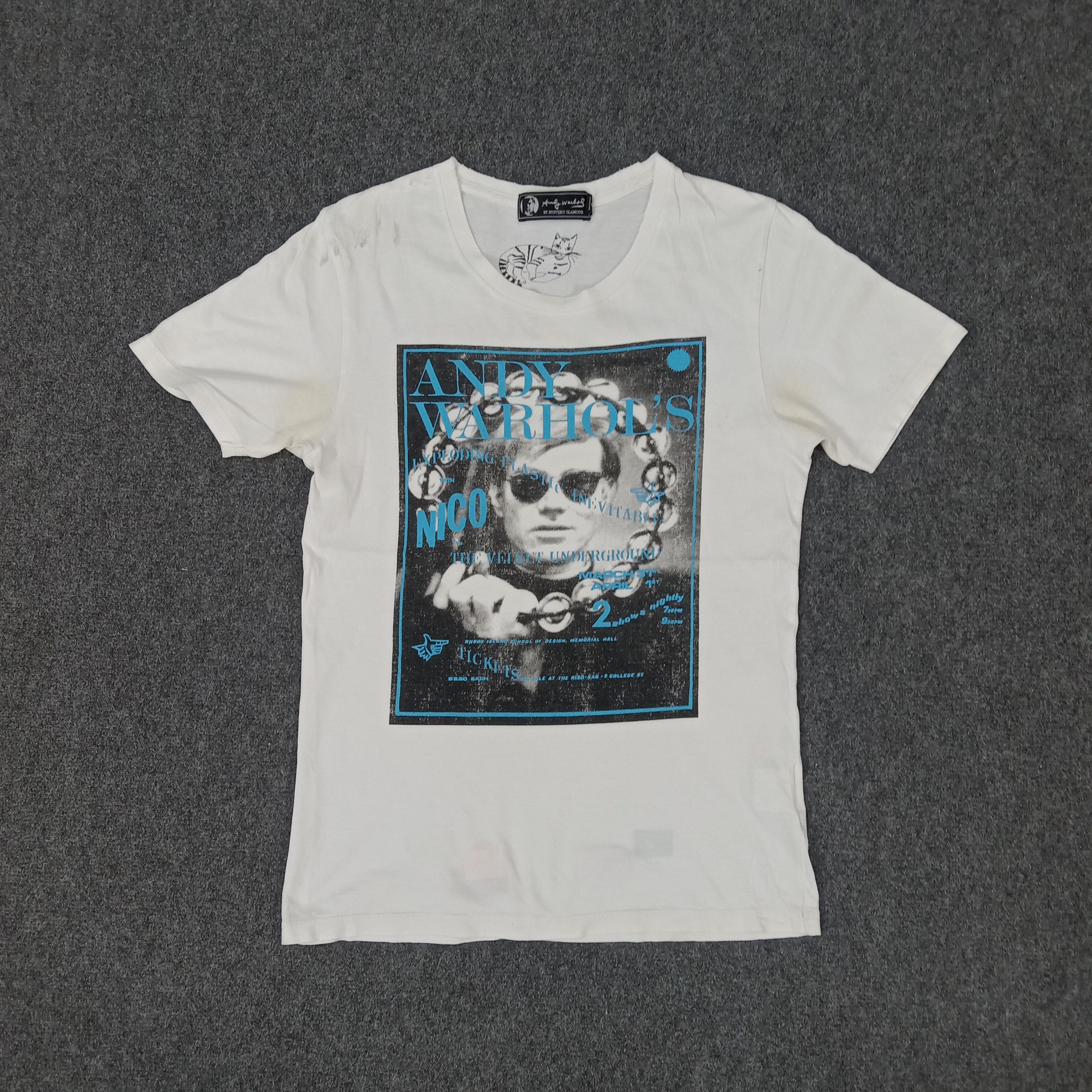 Andy Warhol × Hysteric Glamour × Vintage Andy Warhol X Hysteric Glamour Photo Art Tshirt Size S / US 4 / IT 40 - 1 Thumbnail