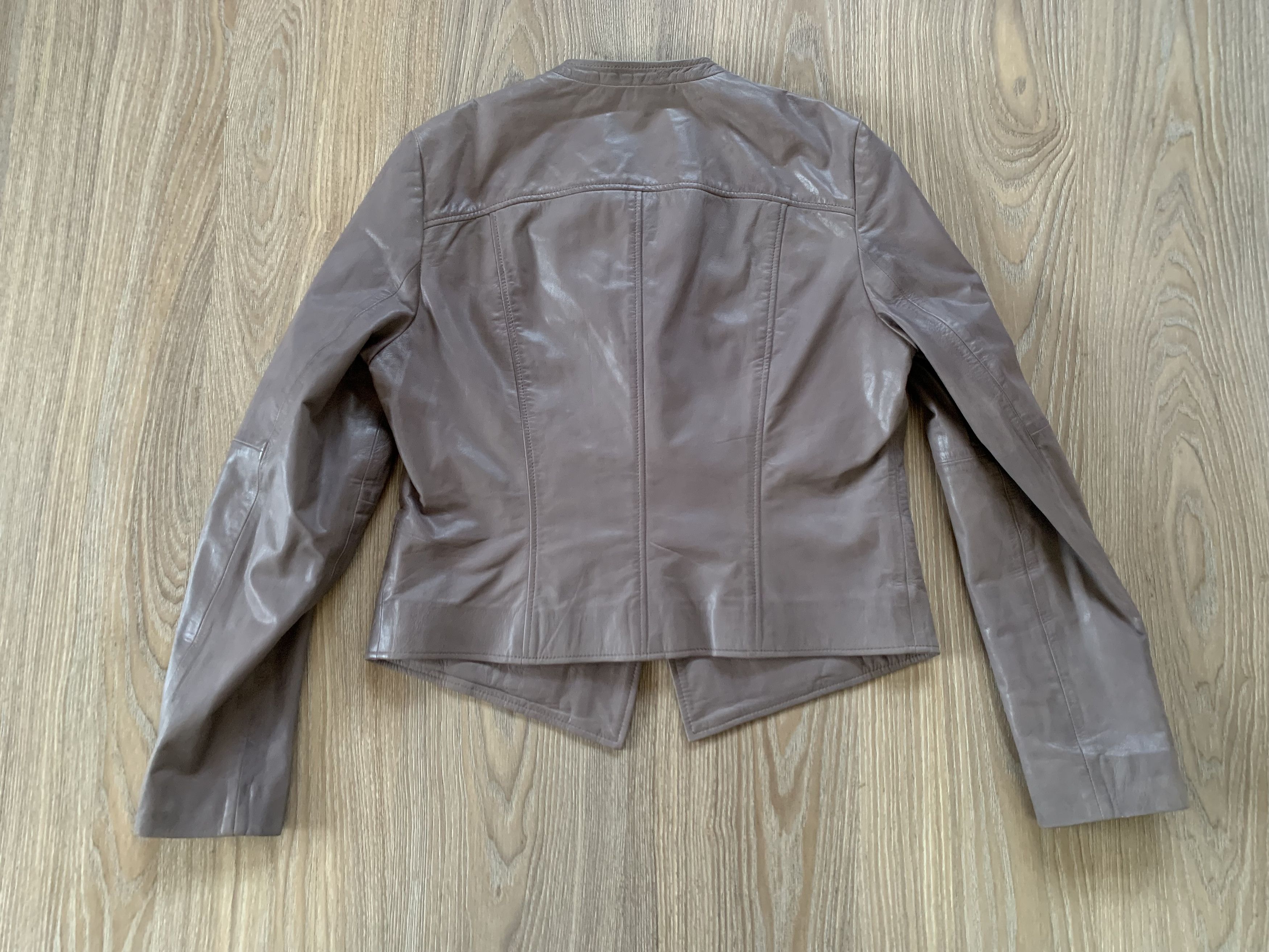 Other Taifun Women's Asymmetrical Soft Leather Biker Jacket Size M / US 6-8 / IT 42-44 - 5 Thumbnail