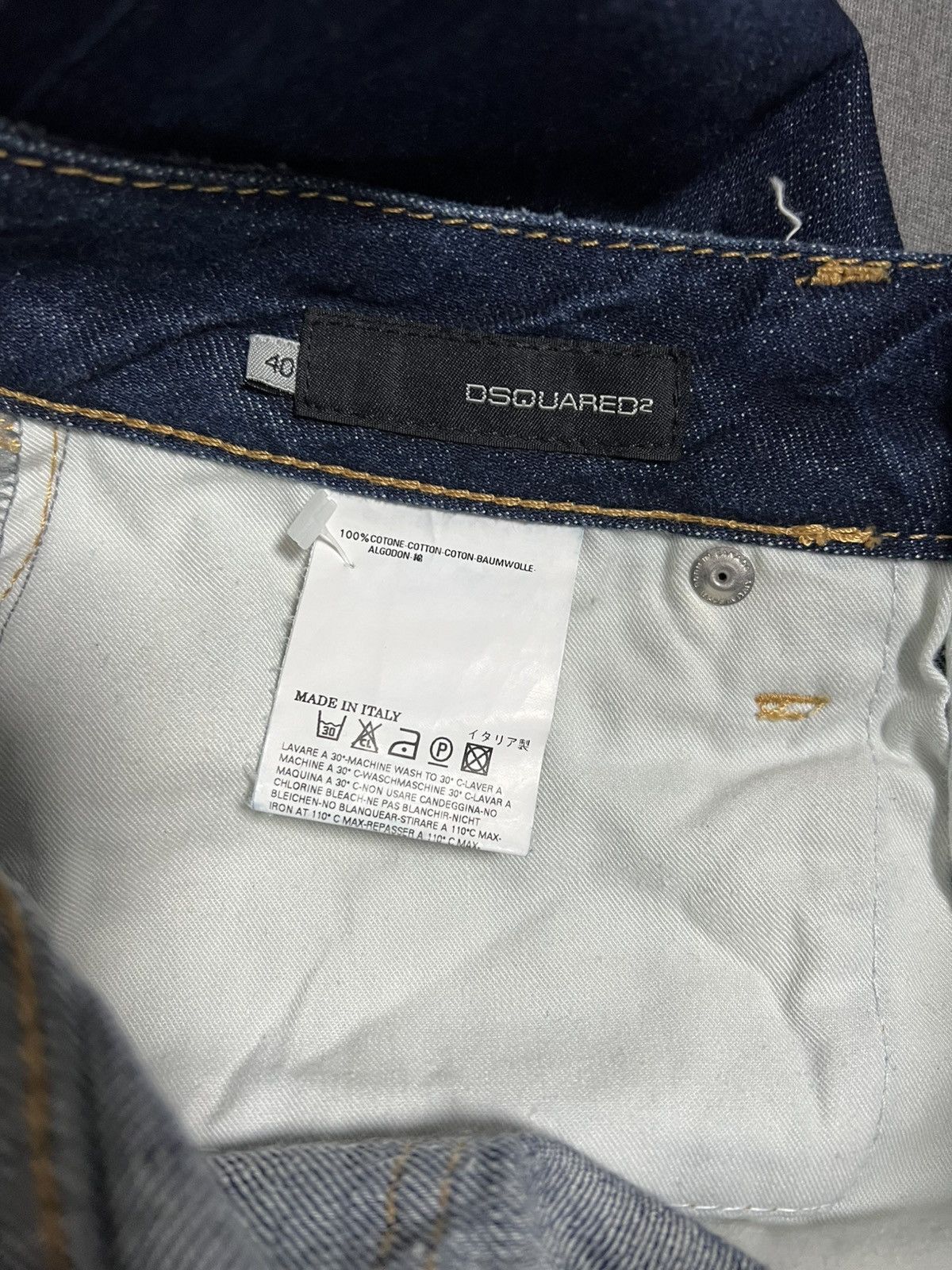 Dsquared2 Daquared2 M jeans cotton blue Size 29" - 2 Thumbnail