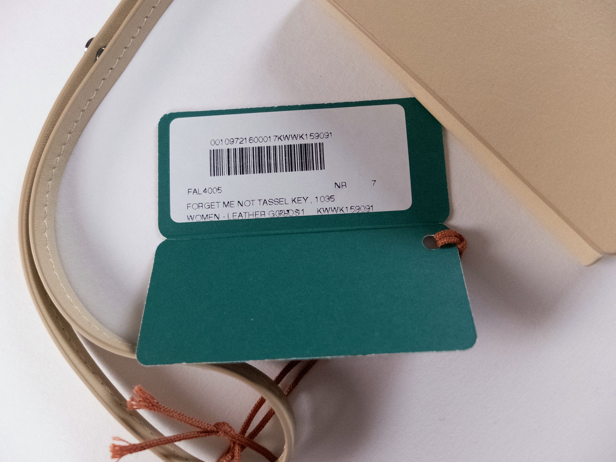Loro Piana LORO PIANA beige leather concealed tassel keyring Size ONE SIZE - 3 Thumbnail