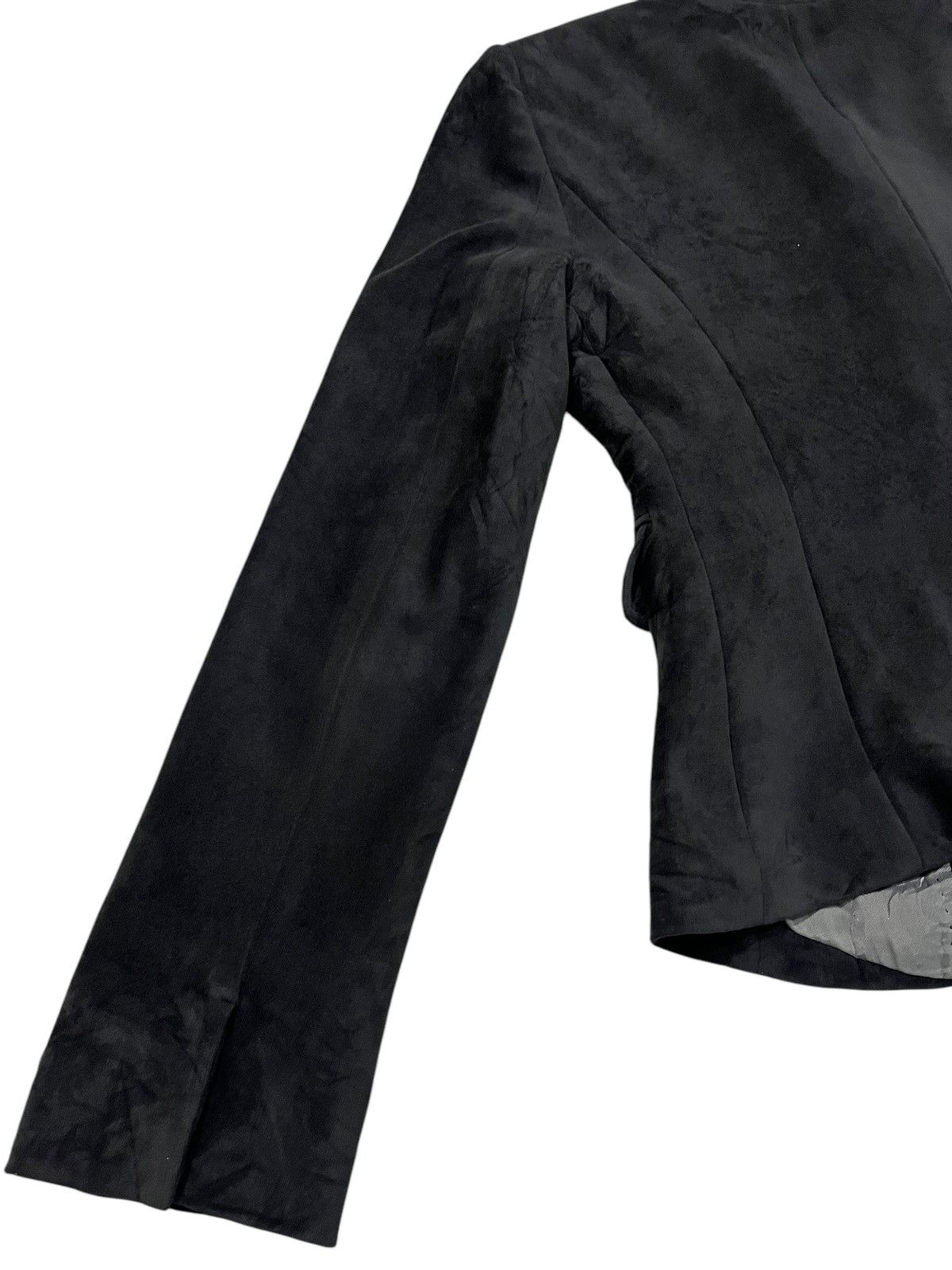 Beauty Beast INED By Yohji Yamamoto Velvet Button Up Blazer Size XS / US 0-2 / IT 36-38 - 11 Thumbnail