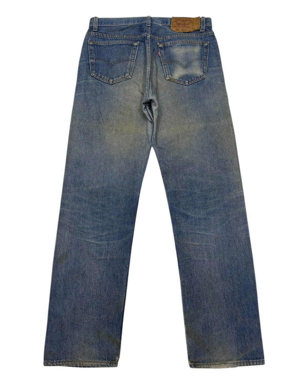 JNCO × Levi's 🔥VTG LEVIS 501 MADE IN USA FADED DISTRESSED DENIM JEANS Size US 34 / EU 50 - 8 Thumbnail