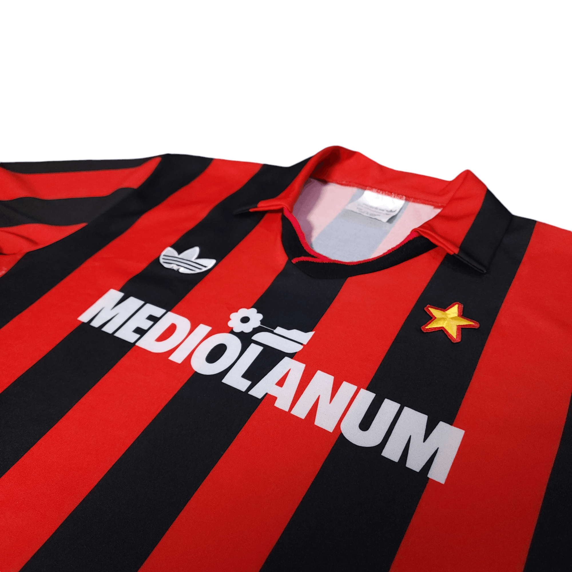 Vintage Vintage Ac Milan 1991 Player Issue Jersey Mediolanum Size US M / EU 48-50 / 2 - 3 Thumbnail