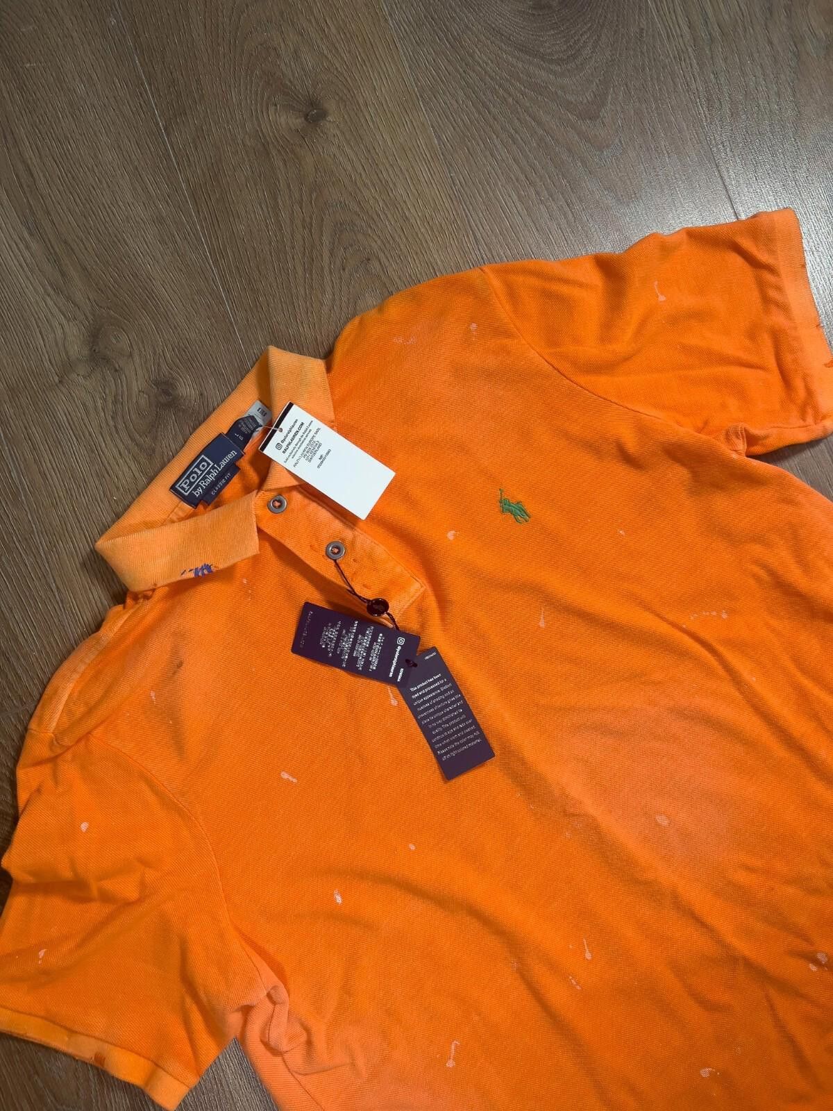 Polo Ralph Lauren Ralph Lauren Men’s Orange Polo Shirt Classic Fit Size L Size US L / EU 52-54 / 3 - 10 Thumbnail