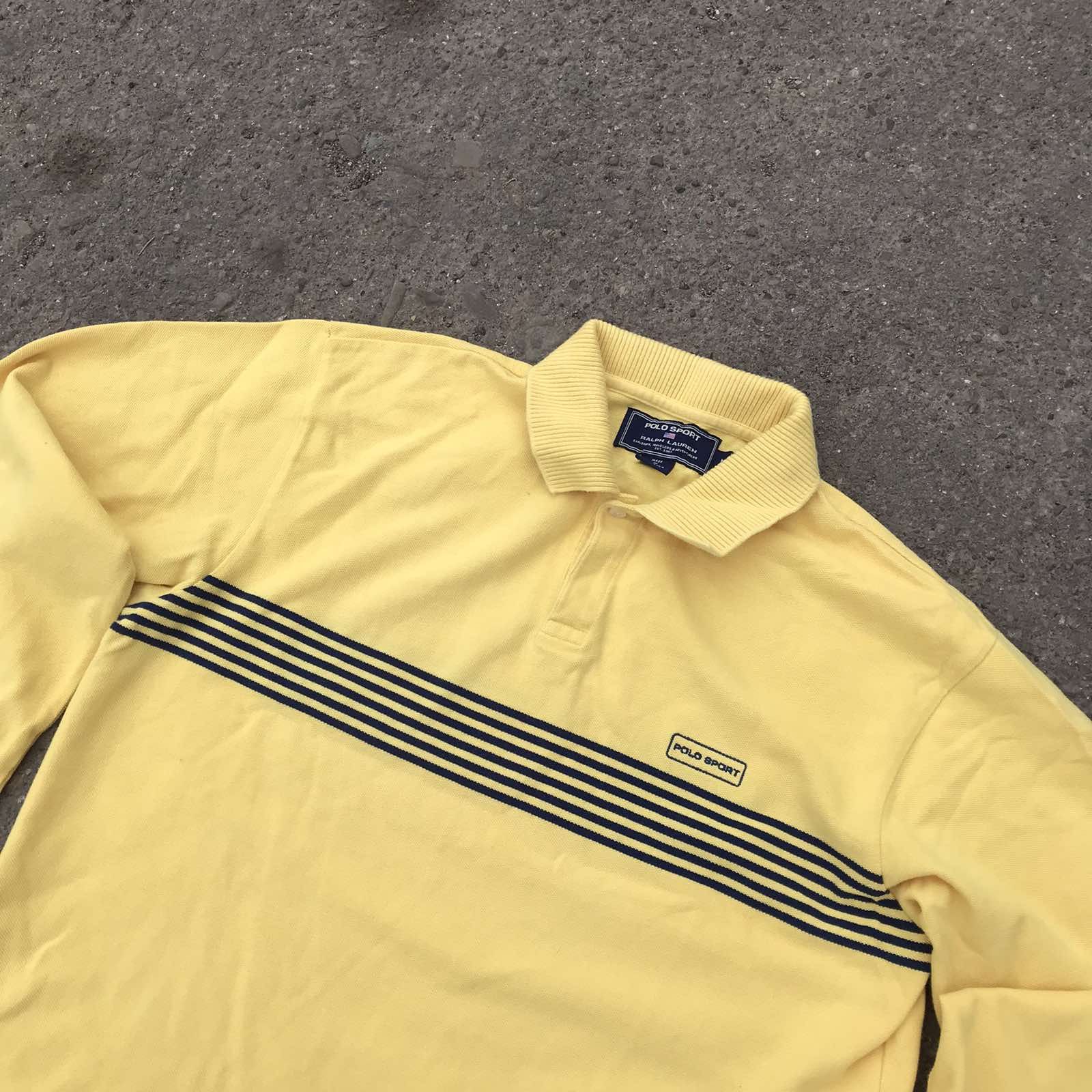 Polo Ralph Lauren Vintage Polo Sport rugby long sleeve 90s Size US M / EU 48-50 / 2 - 2 Thumbnail