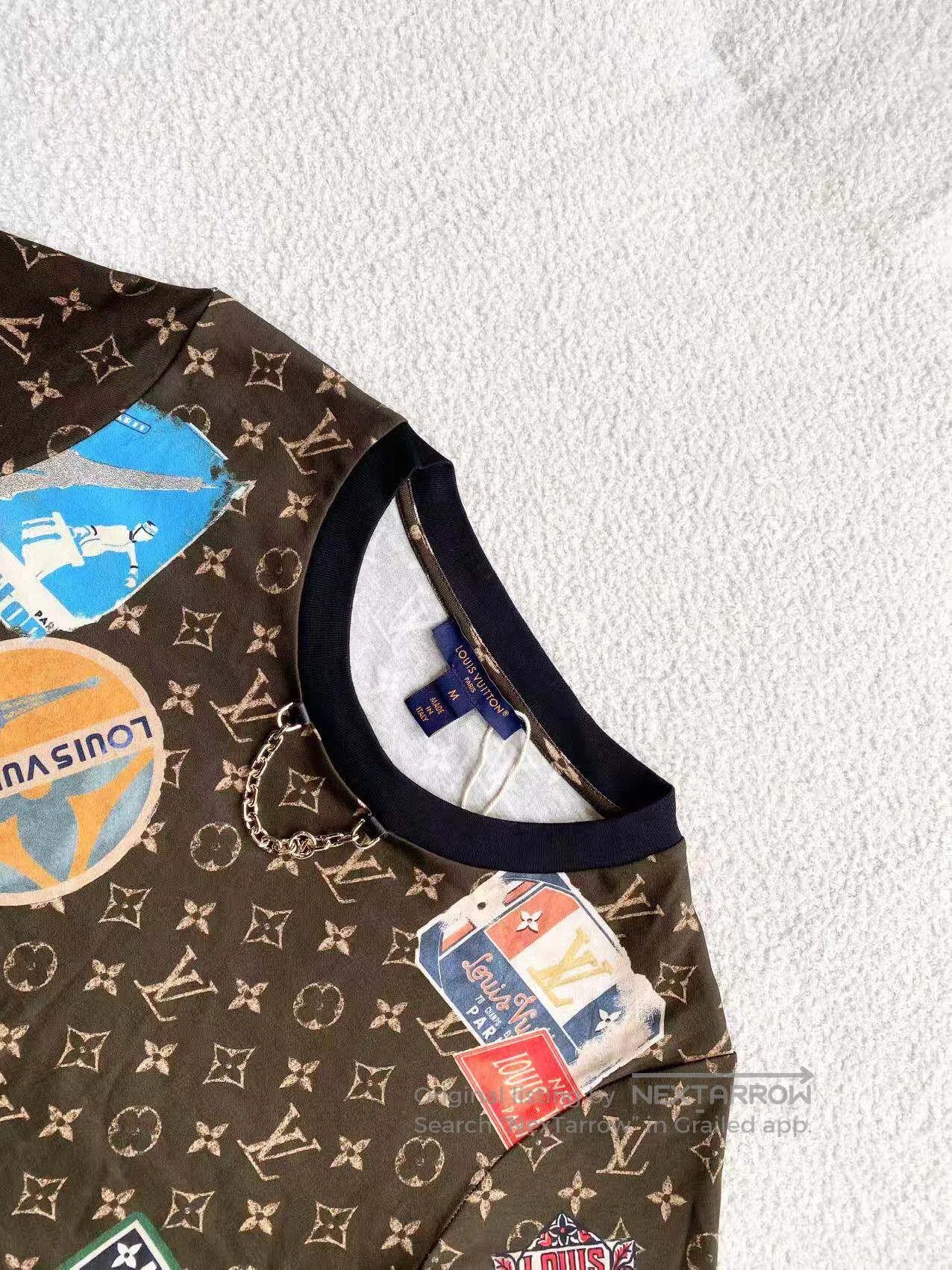 Louis Vuitton Louis Vuitton The old flower is full of badges and short s Size M / US 6-8 / IT 42-44 - 4 Thumbnail