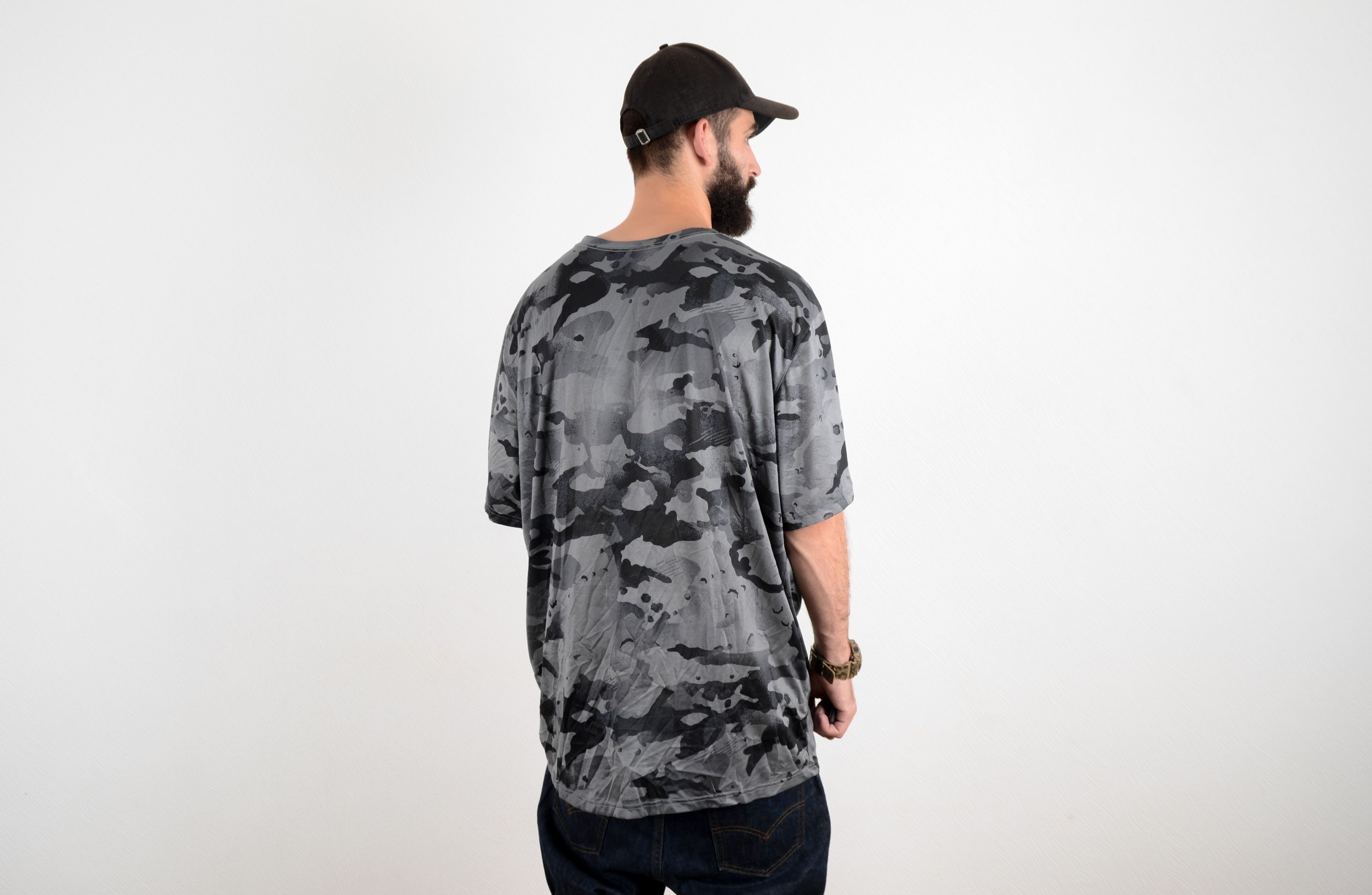Nike Nike Dri Fit Oversize Camo T Shirt Size US XXL / EU 58 / 5 - 2 Thumbnail