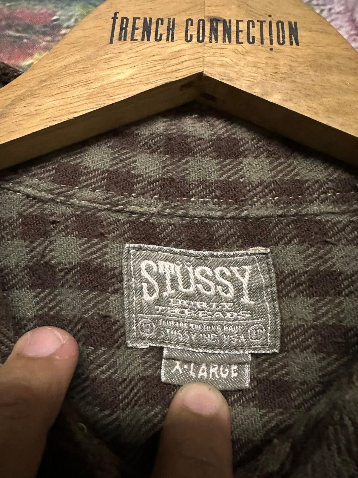 Stussy Stussy Burly Threads Checked Button Up’s Shirt Size US XL / EU 56 / 4 - 11 Thumbnail
