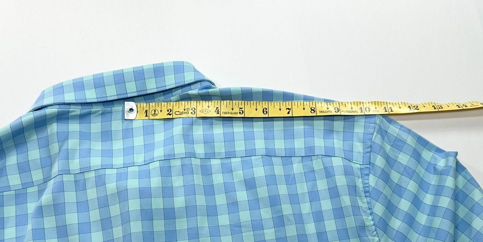 Bonobos Bonobos Standard Fit Nylon/Spandex Button Up Blue Mens XL Size US XL / EU 56 / 4 - 6 Thumbnail