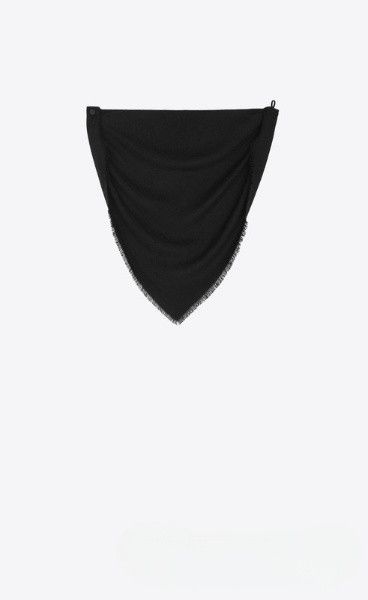 Saint Laurent Paris o1s1wg110824 Size: OS / 711377 Herringbone Snood Cashmere Size ONE SIZE - 2 Thumbnail