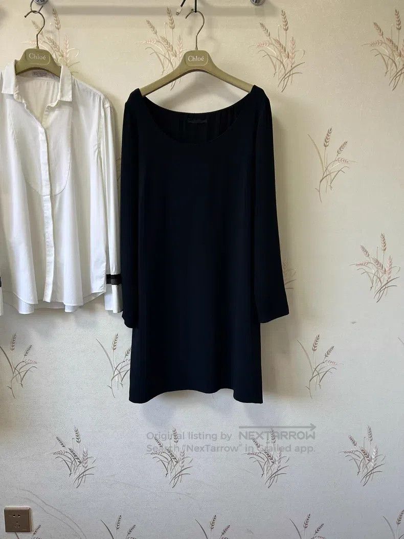 The Row The Row size 8 Black Minimalist Straight Dress Size M / US 6-8 / IT 42-44 - 2 Thumbnail