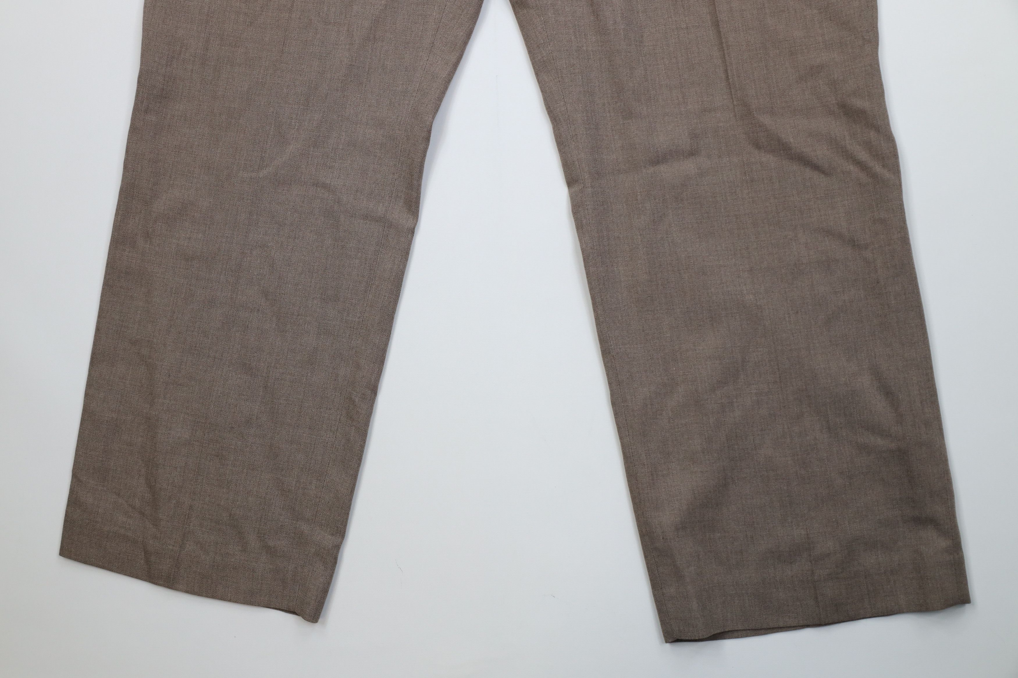 Vintage Vintage 90s Streetwear Gabardine Blend Knit Chino Pants Size US 40 / EU 56 - 4 Thumbnail