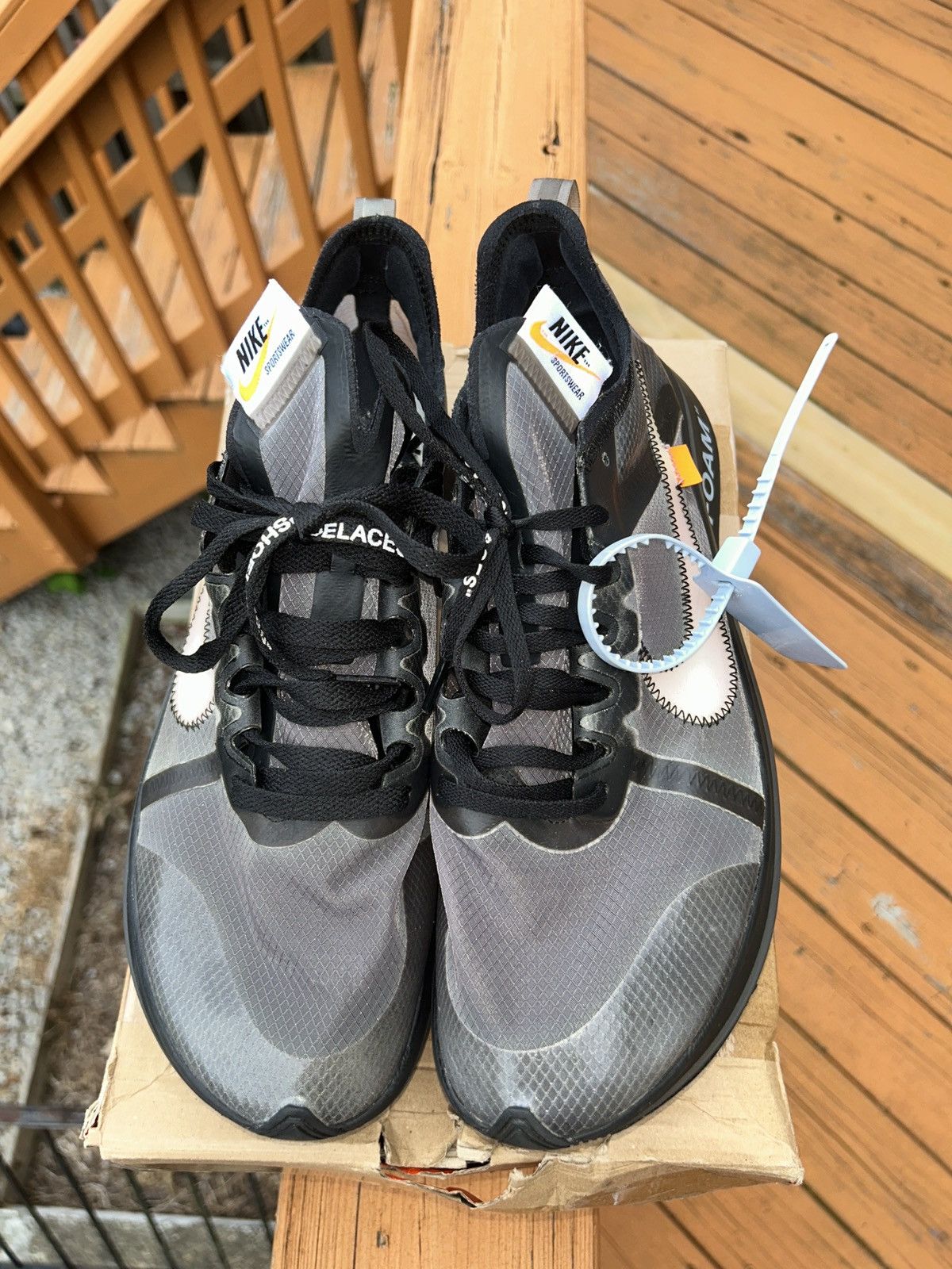 Nike × Off-White Nike Off White Zoom Fly Size US 13 / EU 46 - 3 Thumbnail