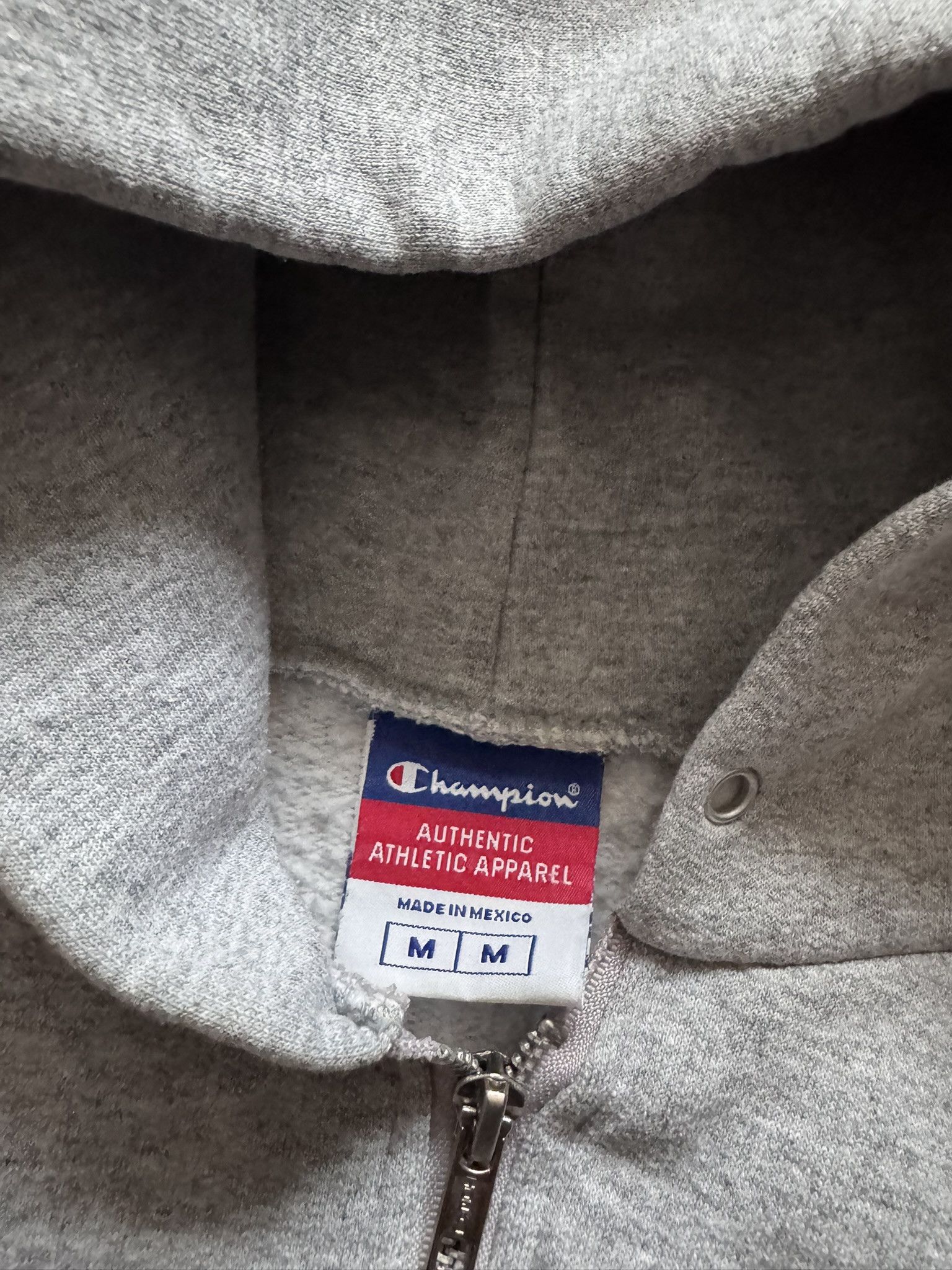 Champion Champion spellout zip hoodie boxy parker swag gray M Size US M / EU 48-50 / 2 - 4 Thumbnail