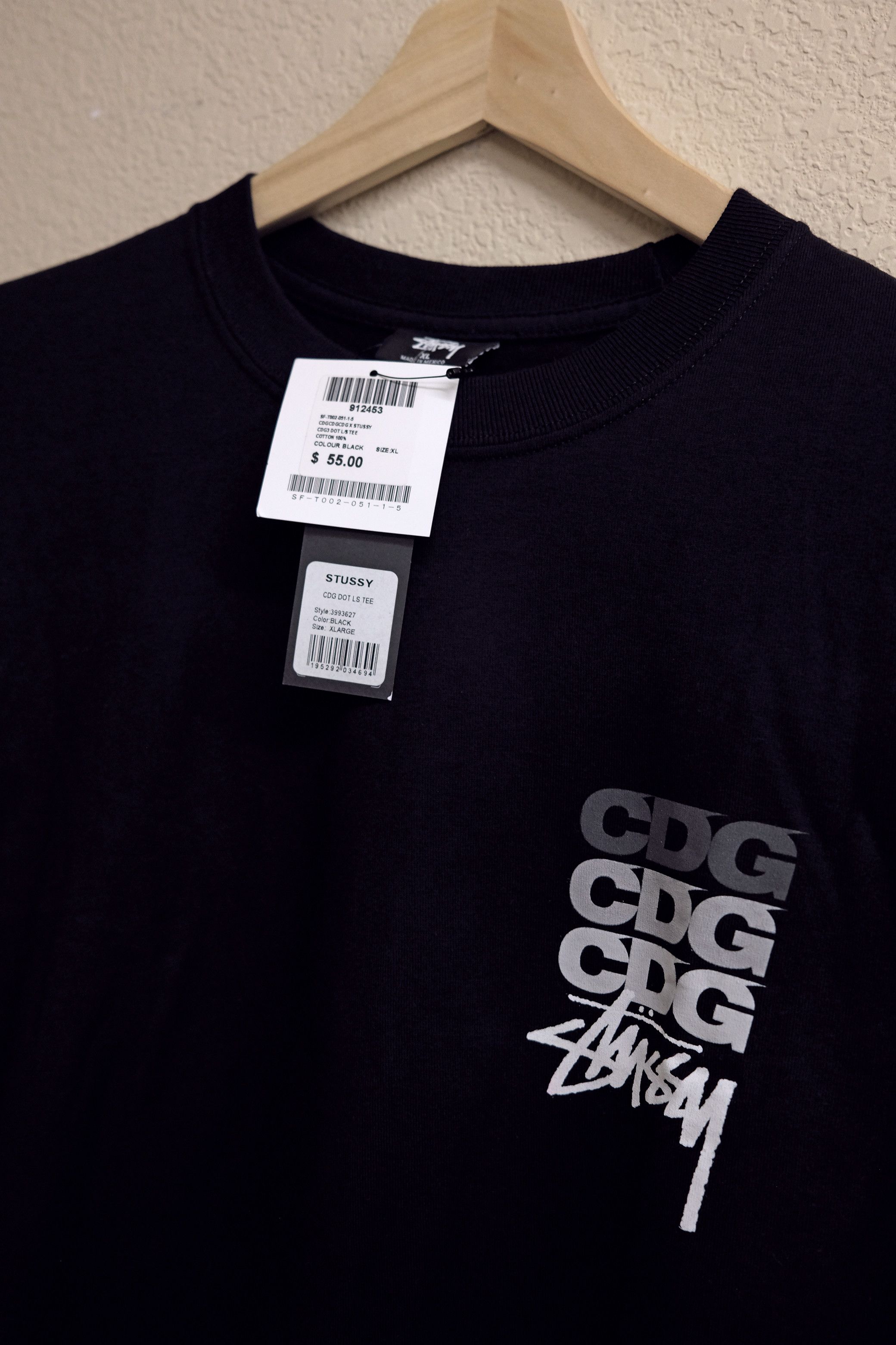 Stussy x Comme des Garçons Dot Long-Sleeve T-Shirt - www 
