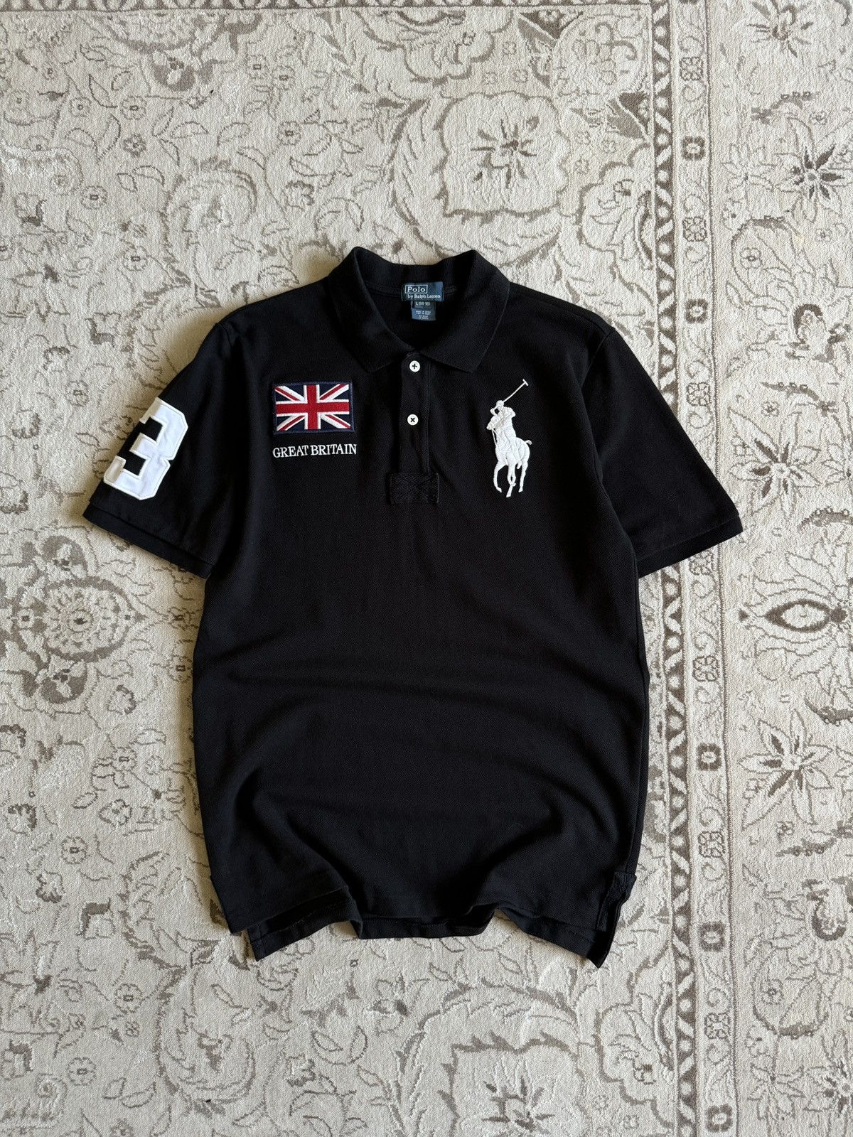 Polo Ralph Lauren Streetwear Vintage Vintage 90s Polo Ralph Lauren Great Britain Polo Shirt Grailed