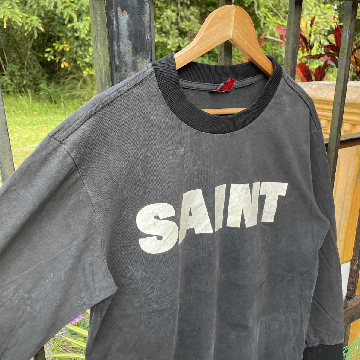 Band Tees 🔥Vintage Saint Satan Promo Streetwear Long Sleeves Tee Size US M / EU 48-50 / 2 - 6 Thumbnail