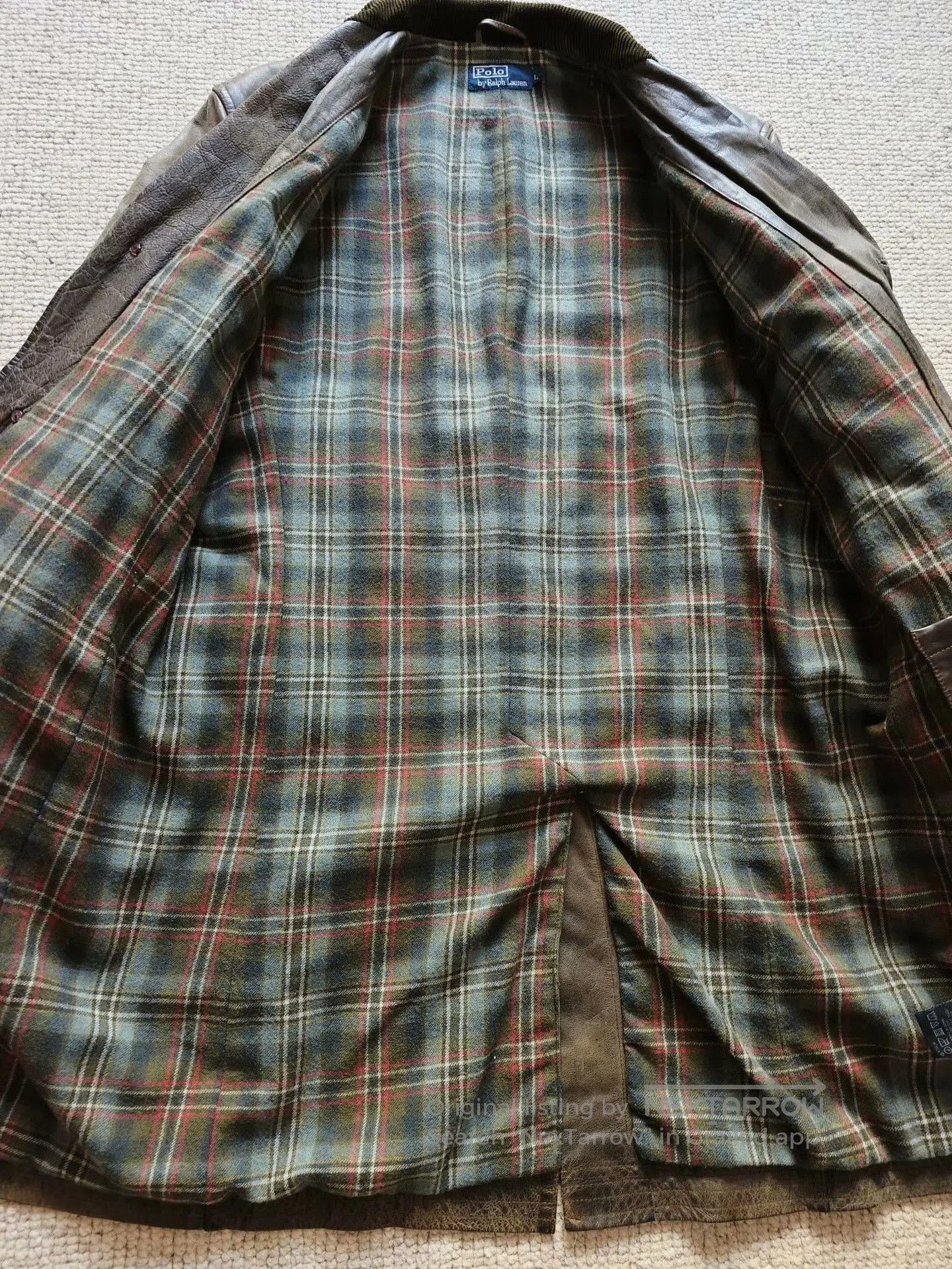 Polo Ralph Lauren Polo Ralph Lauren Leather Coat. Size US L / EU 52-54 / 3 - 3 Thumbnail