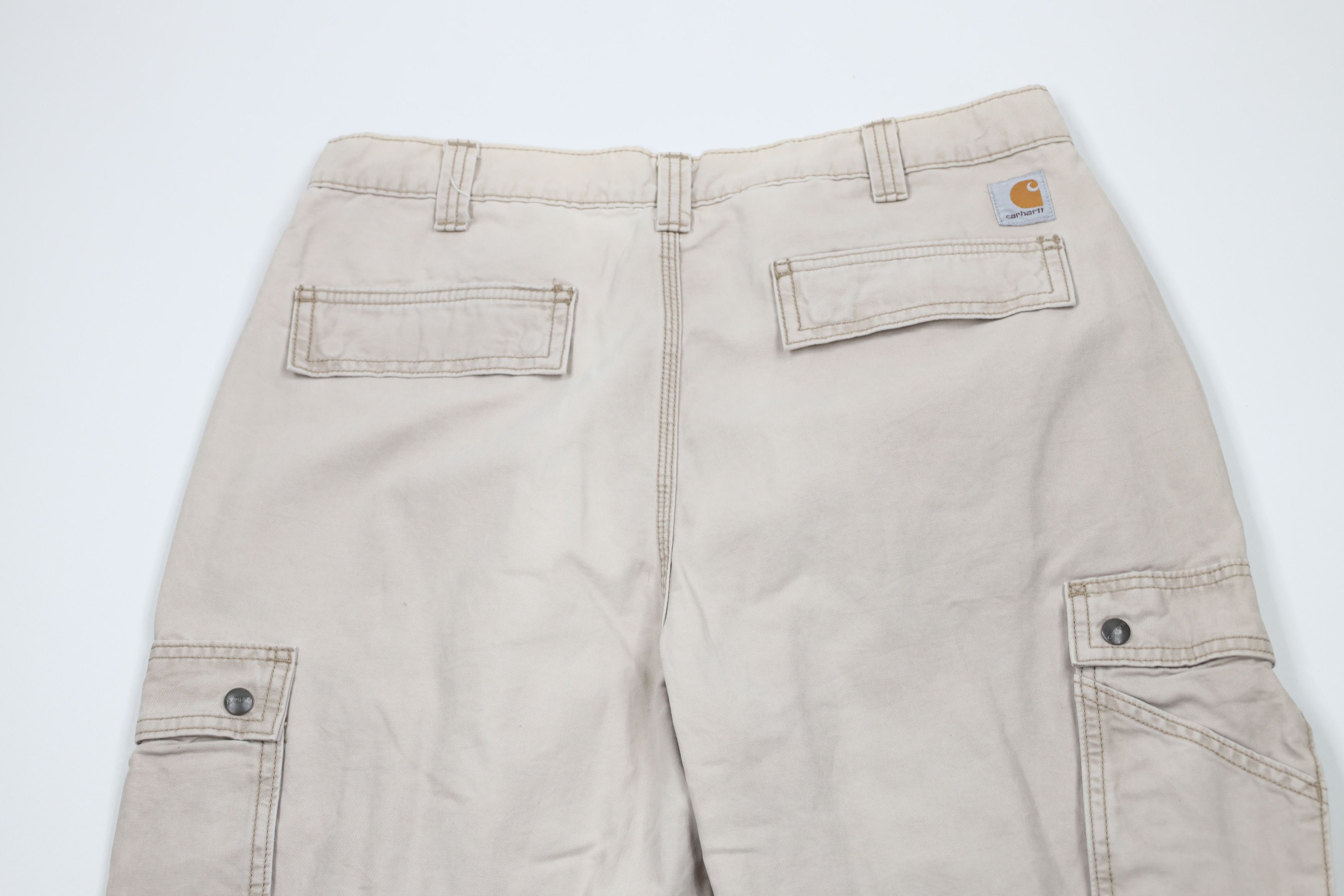Carhartt × Vintage Vintage Y2K Carhartt Relaxed Fit Wide Leg Cargo Pants Beige Size US 36 / EU 52 - 11 Thumbnail