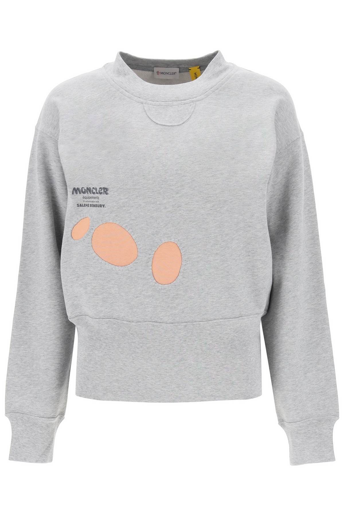 image of Moncler X he Bembury Sweater With Cut-Outs in Grey, Women's (Size XS)