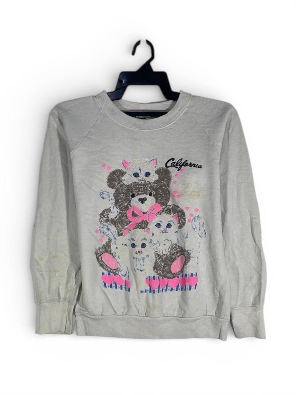 Other Vintage 90s california teddy kitten cat animal jumper size s Size US S / EU 44-46 / 1 - 1 Thumbnail