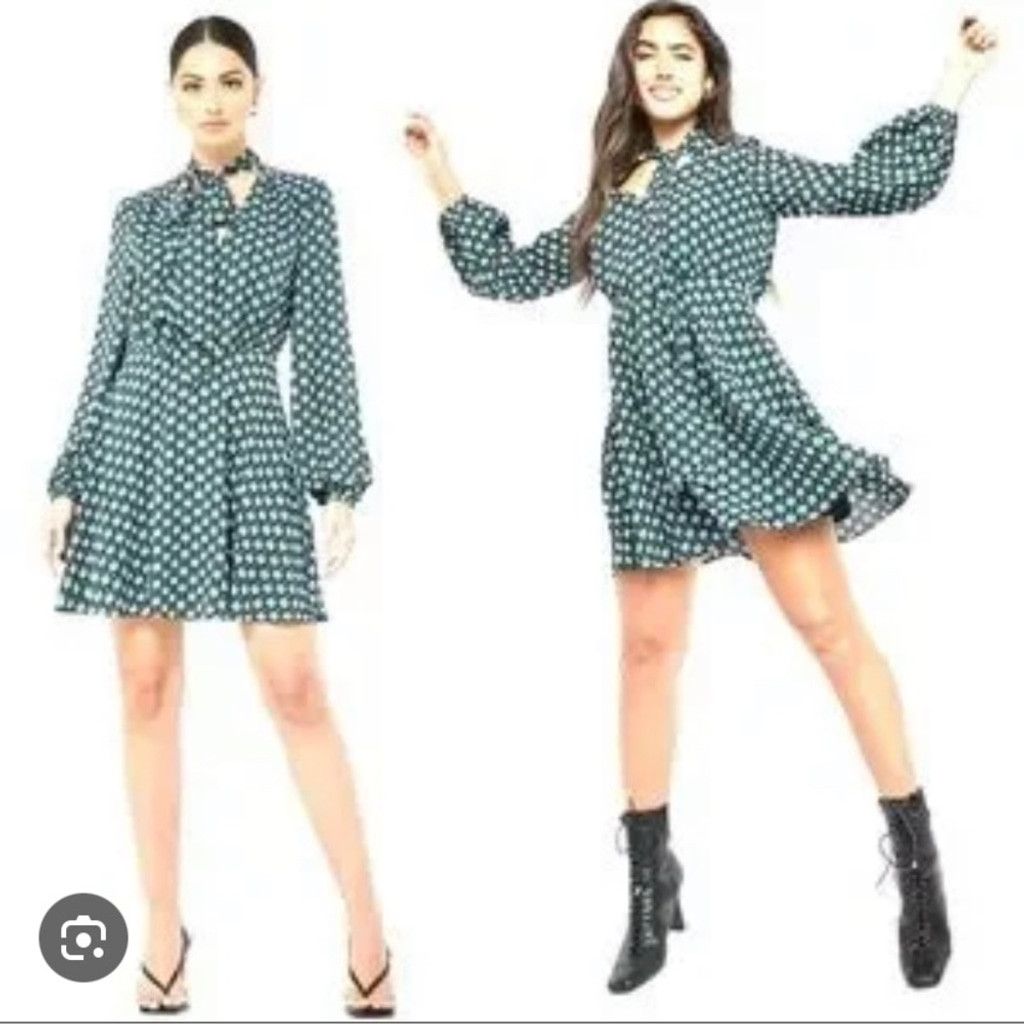 Ted Baker TED BAKER Dolley 70’s Print Mini Dress Size L / US 10 / IT 46 - 3 Thumbnail