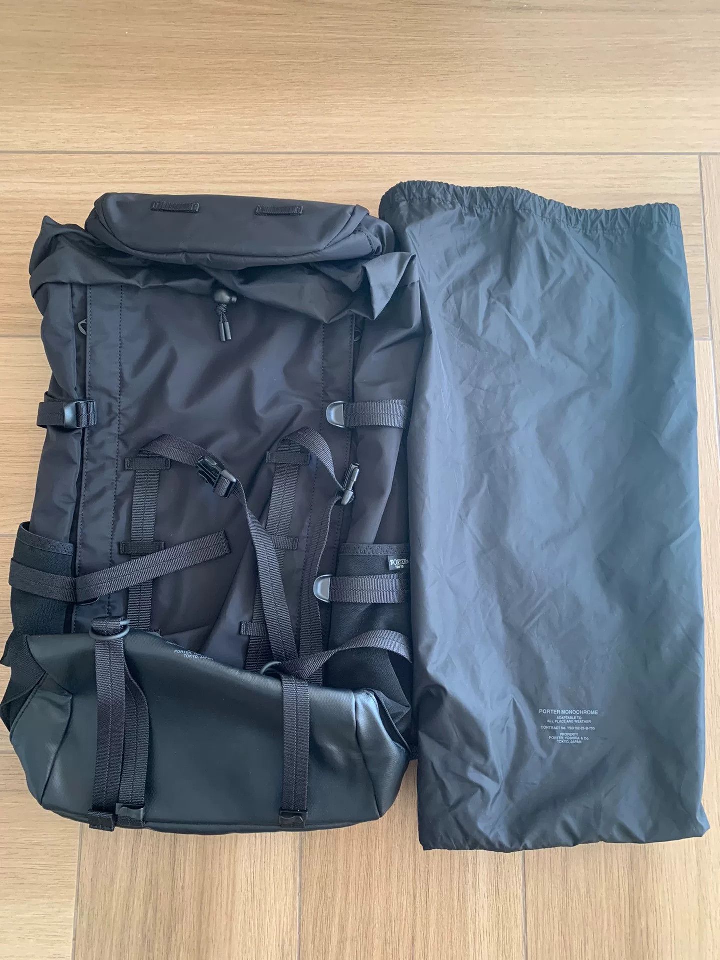 Porter PORTER MONOCHROME Waterproof Backpack Size ONE SIZE - 1 Thumbnail