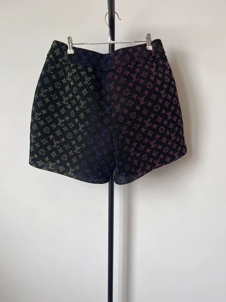 Louis Vuitton Black Rainbow Organza Shorts