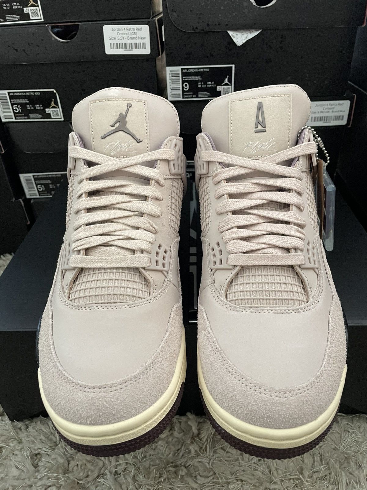 A Ma Maniere × Jordan Brand Jordan 4 A Ma Maniere Size US 11.5 / EU 44-45 - 4 Thumbnail