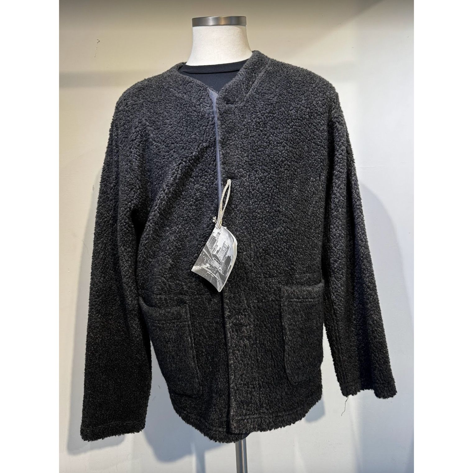 image of Engineered Garments Men's Fleece Jacket in Black (Size Large)