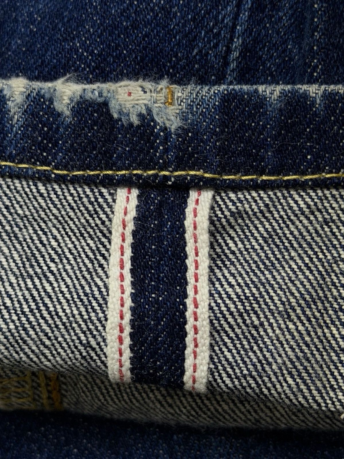 Uniqlo Vintage Uniqlo Japanese Selvedge Denim Jeans | W34 Size US 34 / EU 50 - 8 Thumbnail