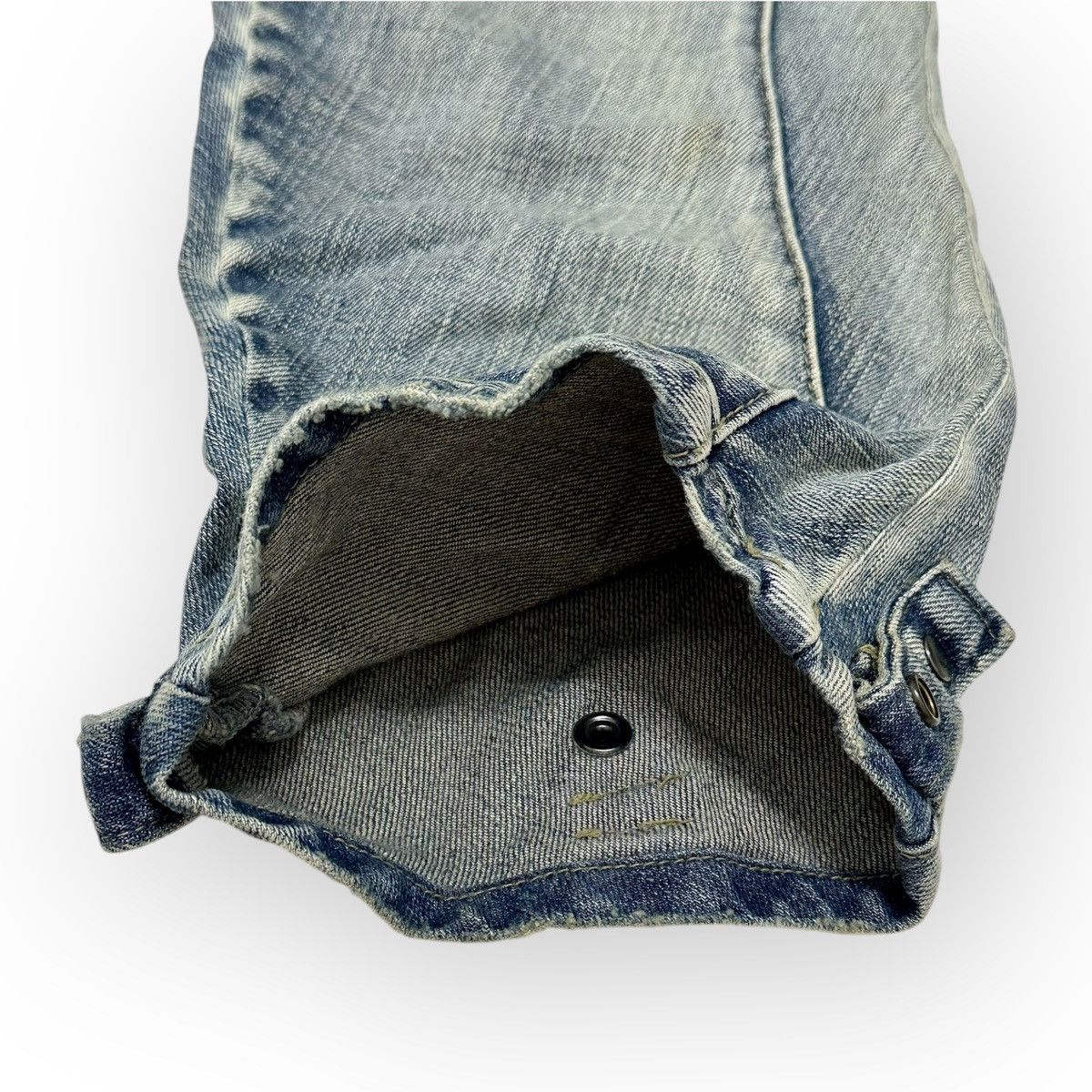PPFM × Seditionaries PPFM Bondage Curve Banana Biker Denim Jeans Size US 34 / EU 50 - 7 Thumbnail