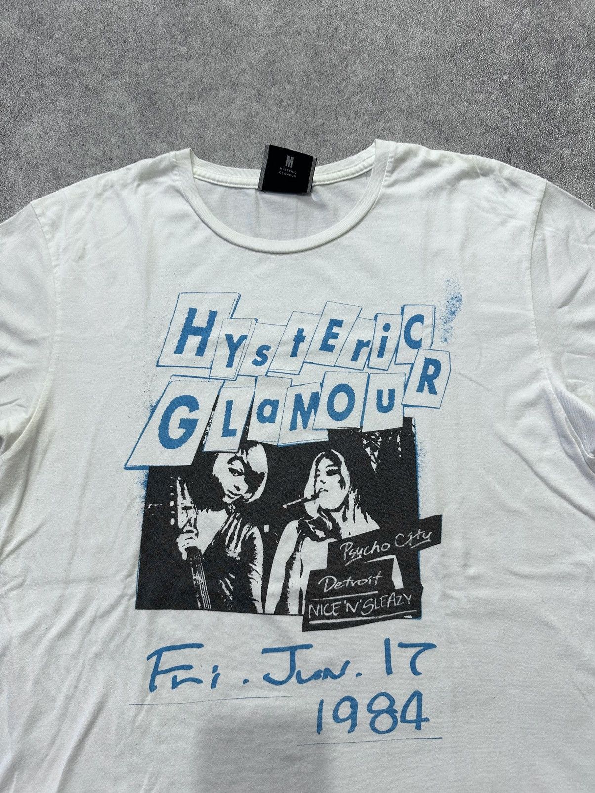 Hysteric Glamour Hysteric glamour pyshco detroit tee Size US M / EU 48-50 / 2 - 2 Thumbnail