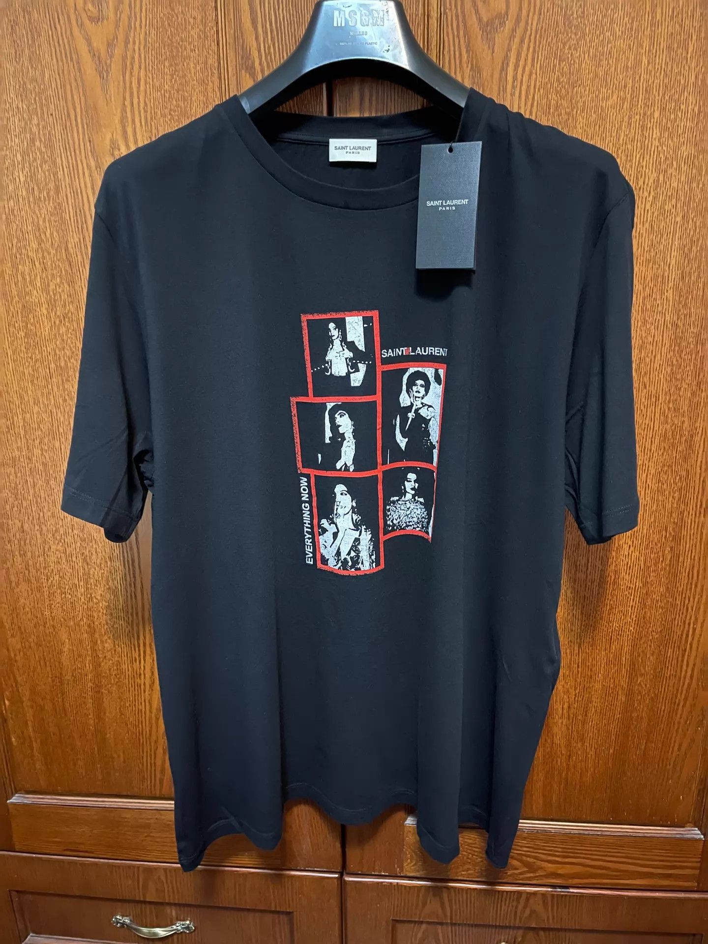 Saint Laurent Paris Saint Laurent Oversized Short Sleeve T-Shirt L NWT Size US XL / EU 56 / 4 - 3 Thumbnail
