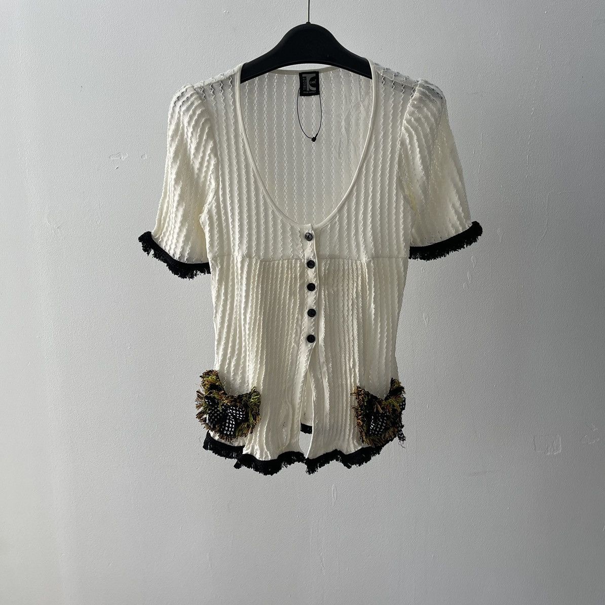 Tricot Comme des Garcons Italy Designer Tricot Chic Mongtoghi Top Size XS / US 0-2 / IT 36-38 - 3 Thumbnail