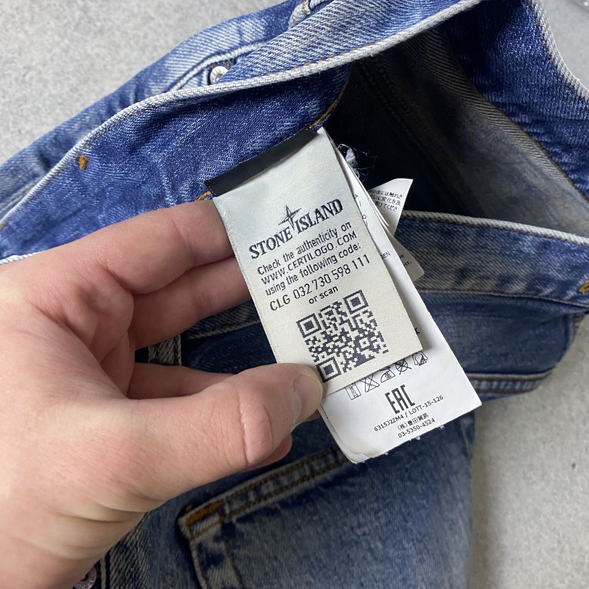 Stone Island Vintage Stone Island Jeans Patch Pocket Straight Fit Casual Size US 32 / EU 48 - 13 Thumbnail