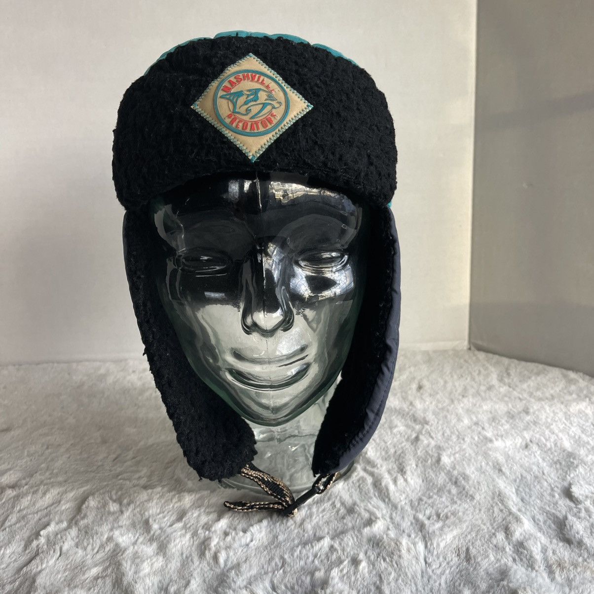 Other Vintage NHL Nashville Predators Black Winter Hat with Ear Size ONE SIZE - 2 Thumbnail