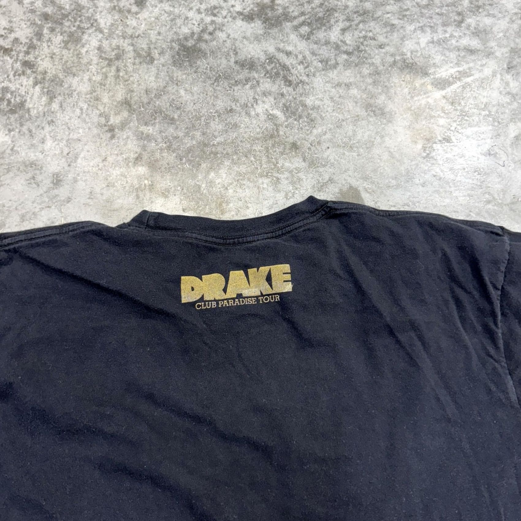 Vintage Drake Shirt Mens XL Black Club Paradise Tour You Only Live Once Tee Size US XL / EU 56 / 4 - 6 Thumbnail