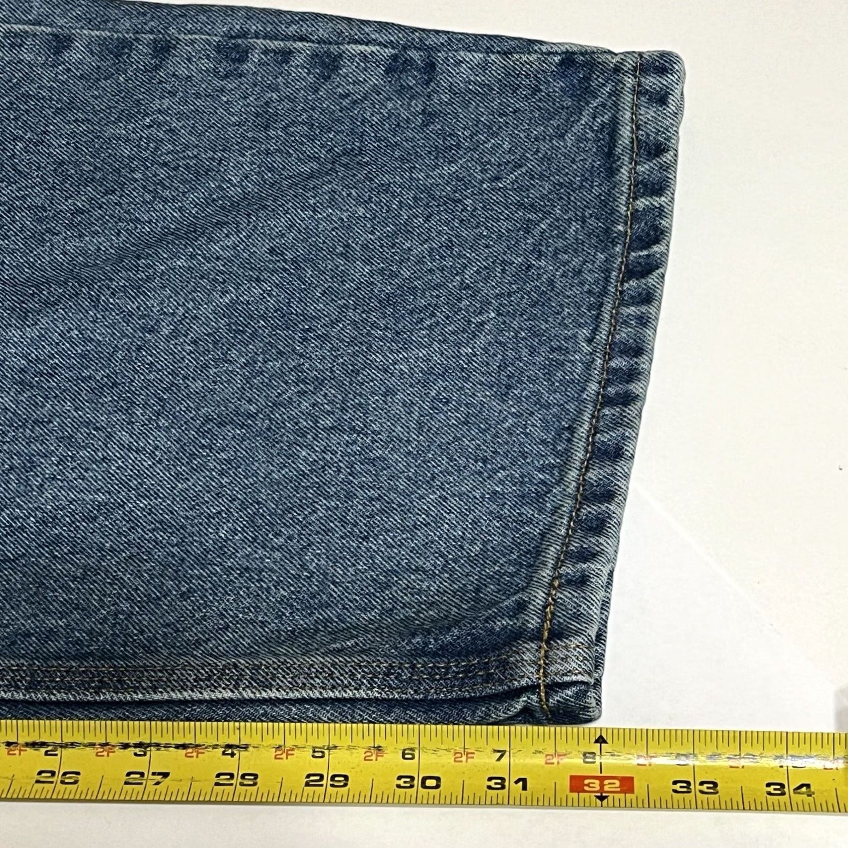 Carhartt Carhartt B460 Jeans - 42x32 100% Cotton Blue Relaxed Fit Denim Mens Straight 5-Pocket USA Classic Shirt Hm Size US 42 / EU 58 - 6 Thumbnail